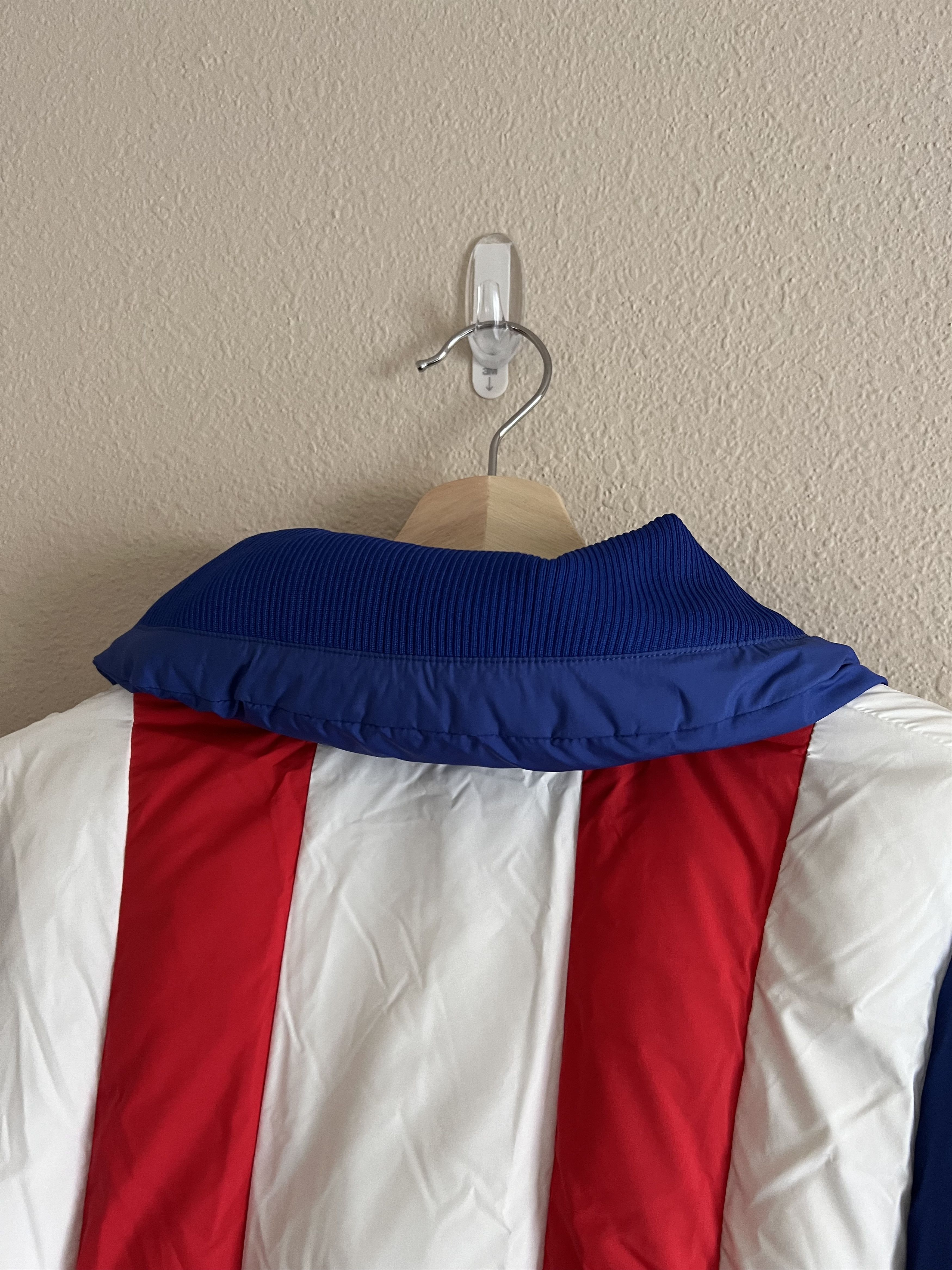 Casablanca Casablanca Curve Panel Puffer Jacket in Red White Blue Size US L / EU 52-54 / 3 - 9 Thumbnail