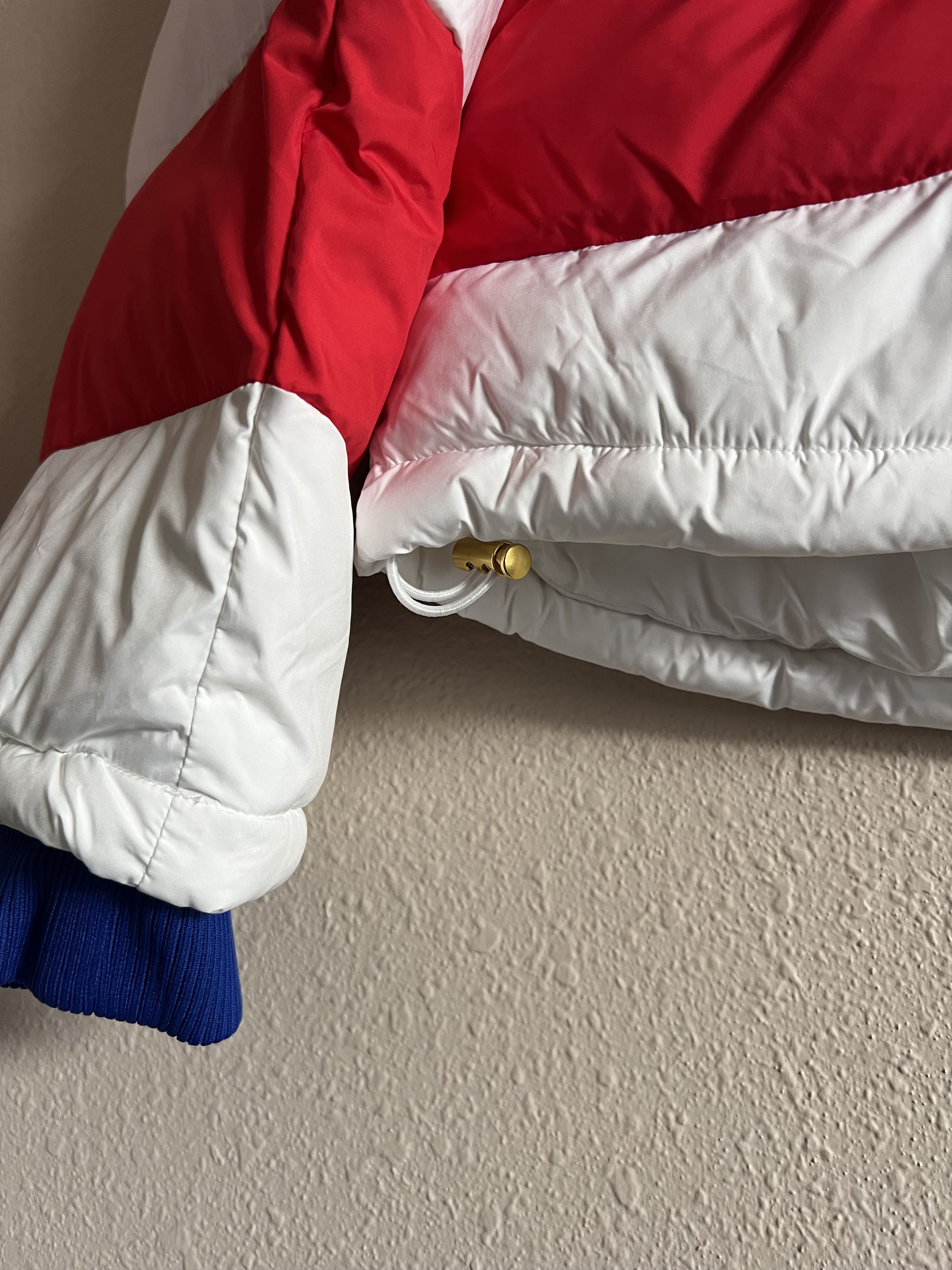 Casablanca Casablanca Curve Panel Puffer Jacket in Red White Blue Size US L / EU 52-54 / 3 - 7 Thumbnail