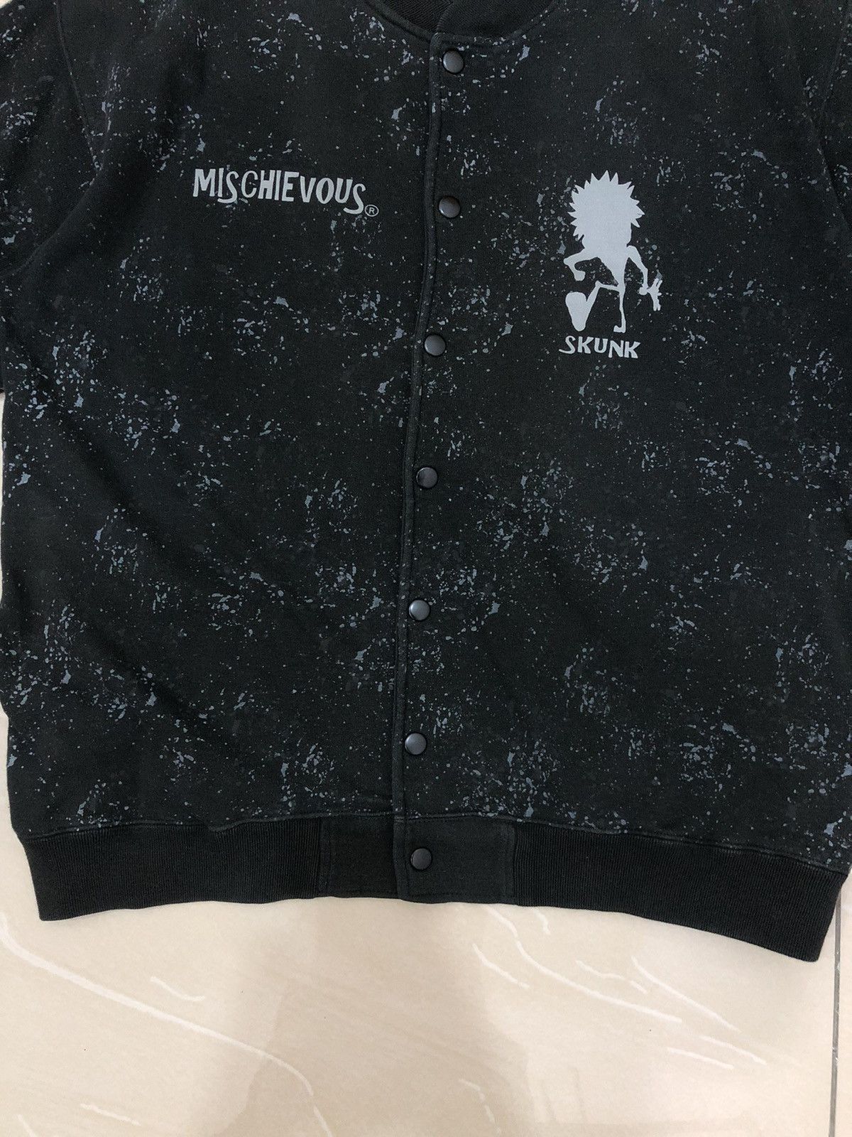 Cartoon Network Vintage Mischievous Skunk Short Sleeve Button Up Sweater Size US L / EU 52-54 / 3 - 6 Thumbnail