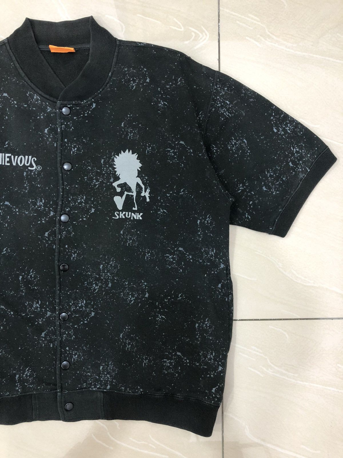 Cartoon Network Vintage Mischievous Skunk Short Sleeve Button Up Sweater Size US L / EU 52-54 / 3 - 4 Thumbnail