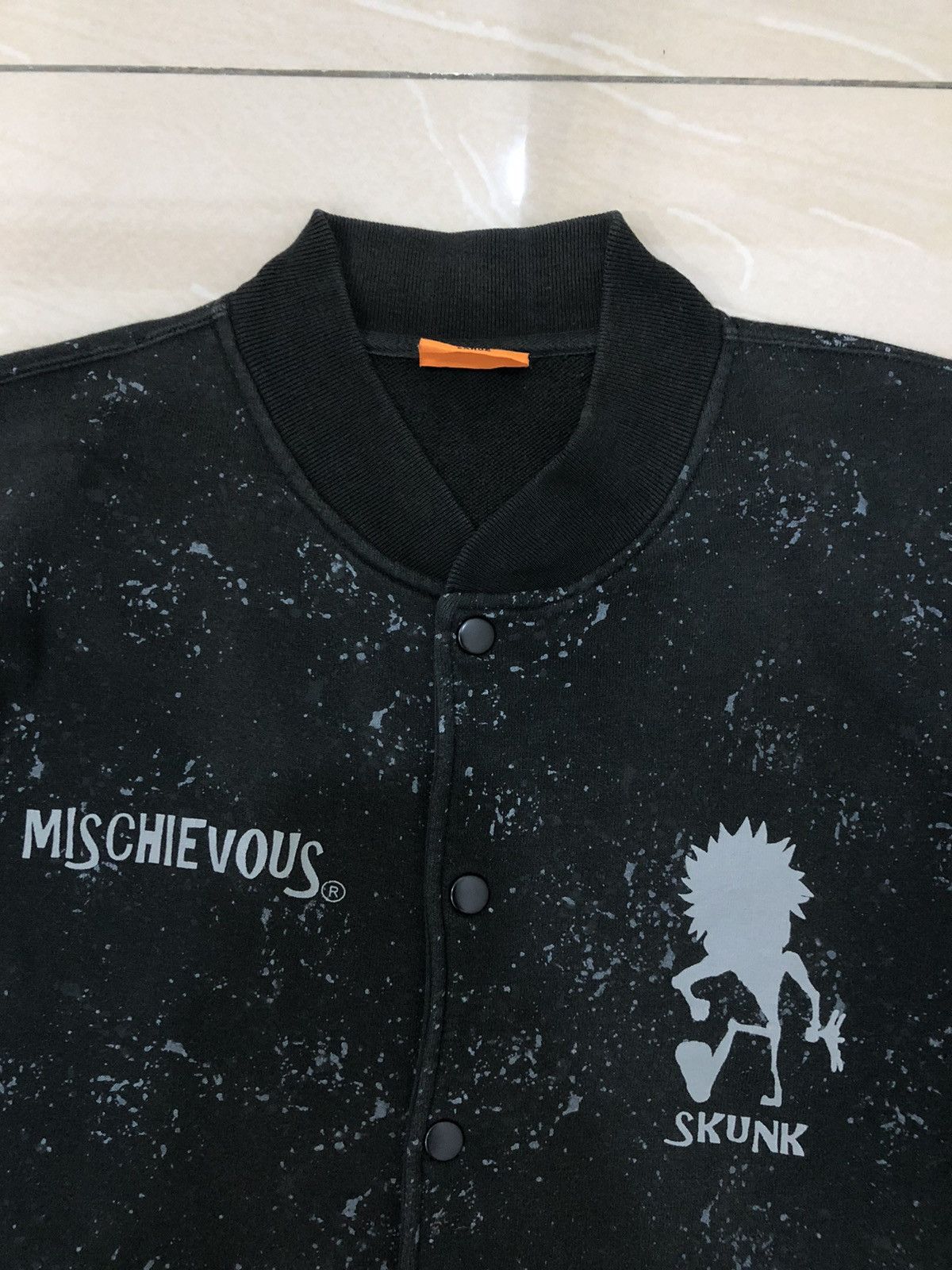 Cartoon Network Vintage Mischievous Skunk Short Sleeve Button Up Sweater Size US L / EU 52-54 / 3 - 5 Thumbnail