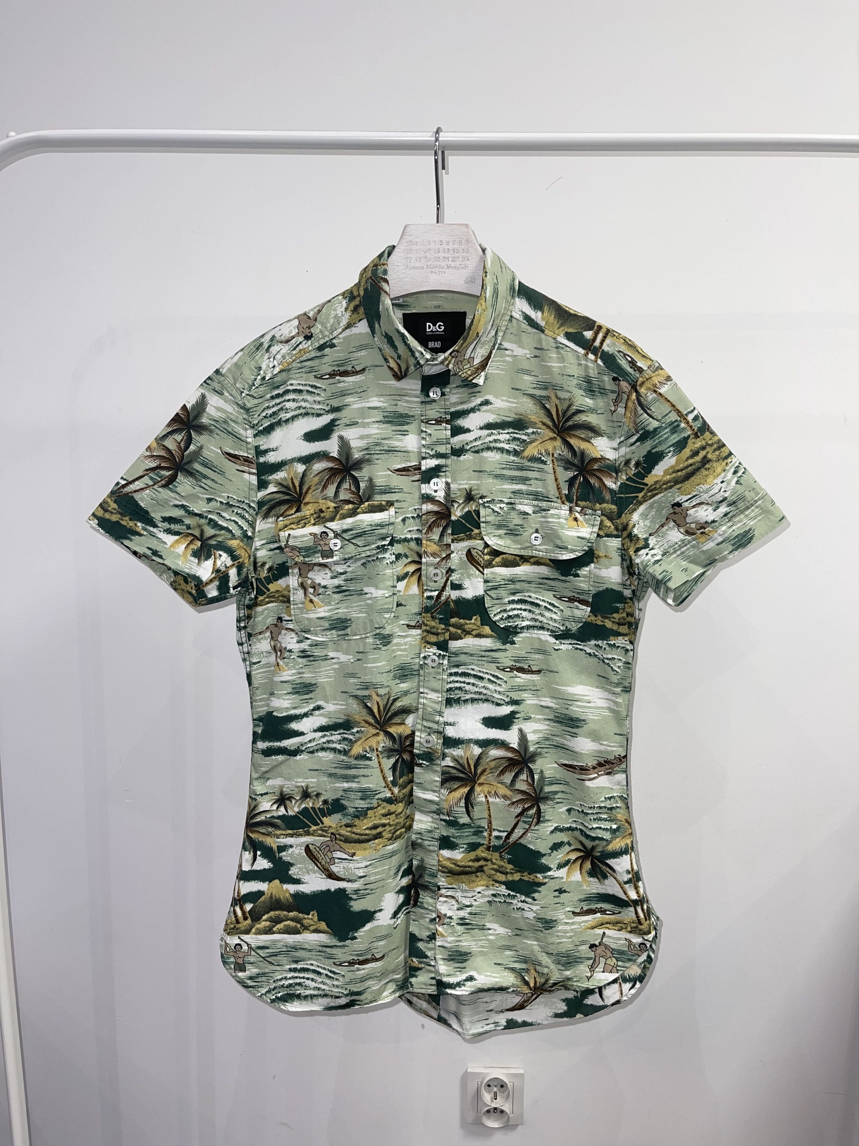 Dolce & Gabbana Dolce & Gabbana Hawaiian Shortsleeve Button Up Shirt Size US S / EU 44-46 / 1 - 2 Thumbnail