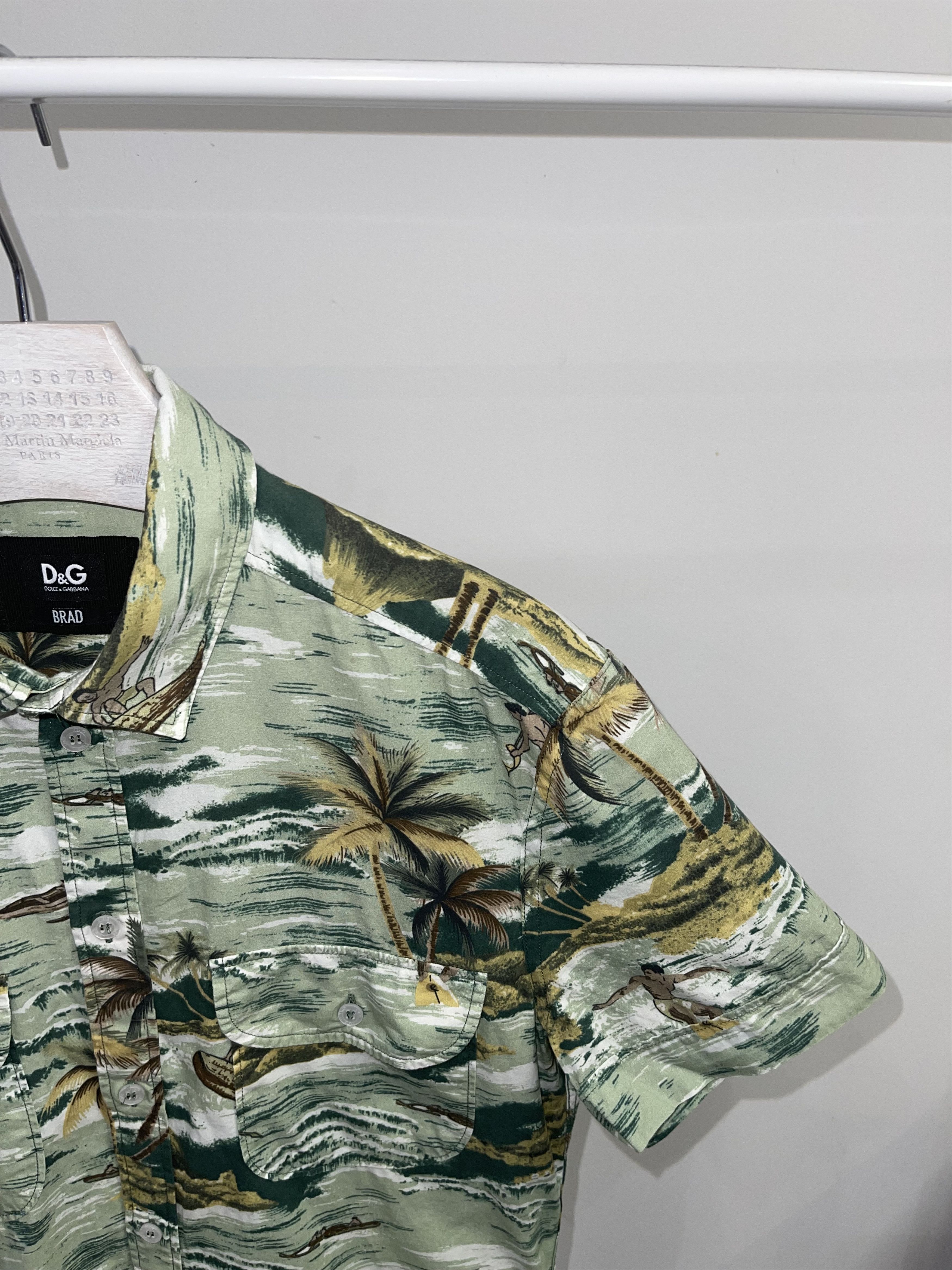 Dolce & Gabbana Dolce & Gabbana Hawaiian Shortsleeve Button Up Shirt Size US S / EU 44-46 / 1 - 3 Thumbnail