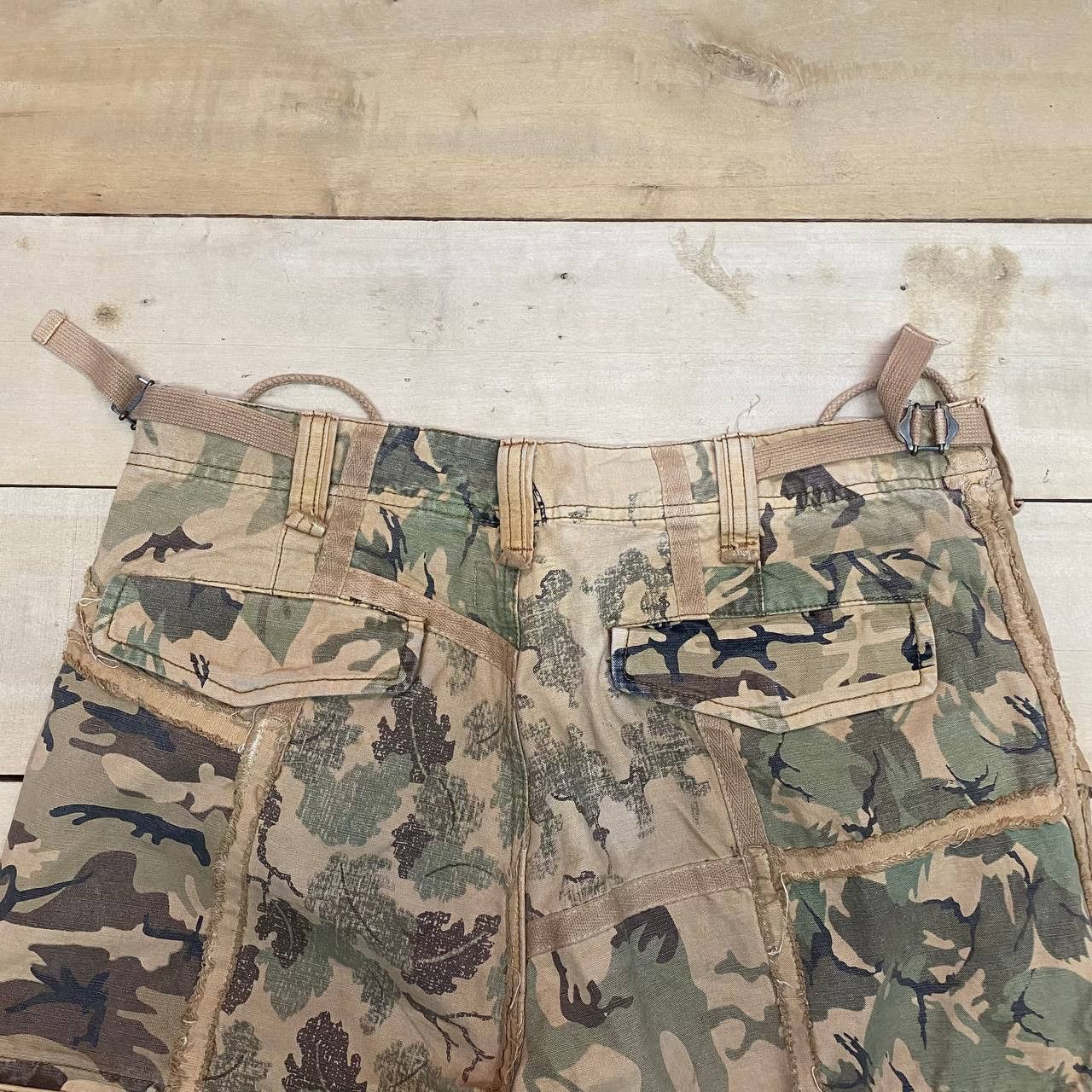 Avirex X294 RARE AVIREX CAMO CARGO UTILITY PANTS Size US 34 / EU 50 - 2 Thumbnail