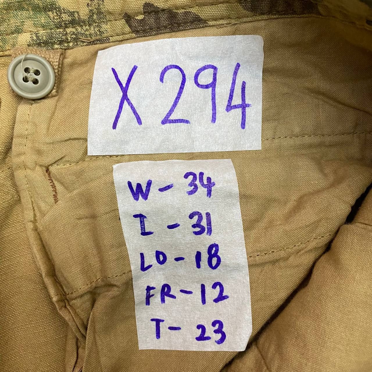 Avirex X294 RARE AVIREX CAMO CARGO UTILITY PANTS Size US 34 / EU 50 - 10 Thumbnail