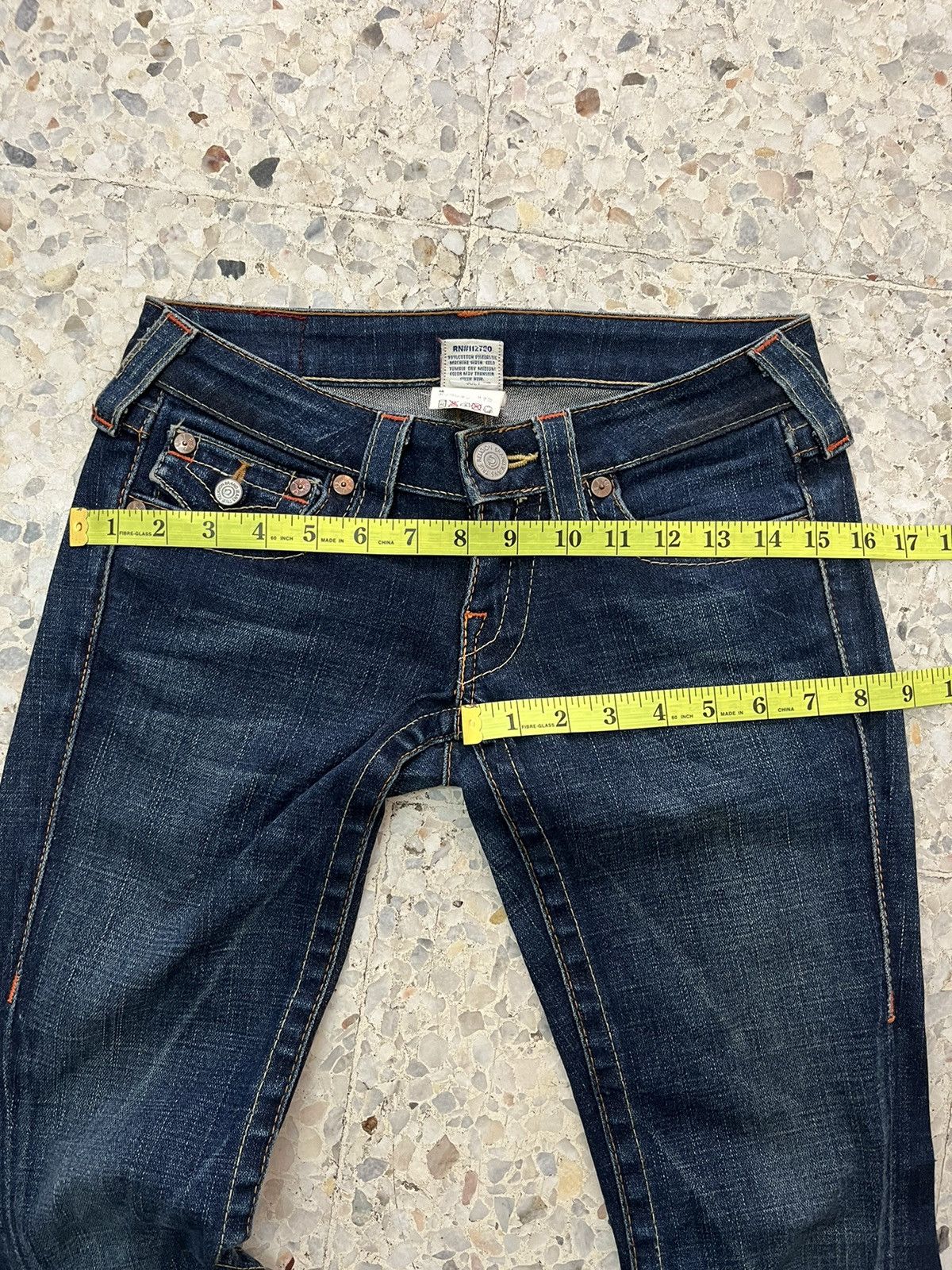 True Religion vintage boot cut true religion distressed denim Size 28" / US 6 / IT 42 - 12 Thumbnail