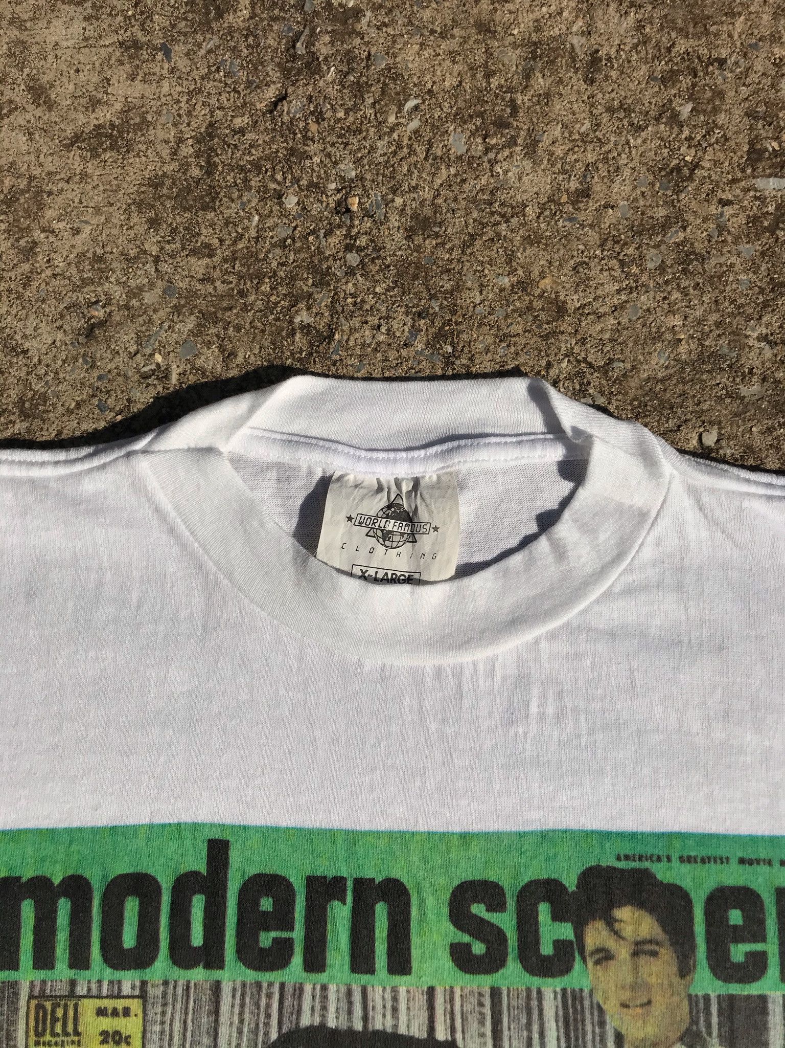 Vintage Vintage 80s Elvis Presley Modern Screen Magazine T Shirt Size US XL / EU 56 / 4 - 6 Thumbnail