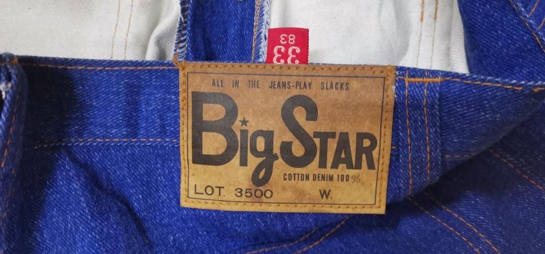 Japanese Brand Vintage bell bottom Jeans Six Star Japanese brand Size US 33 - 13 Thumbnail