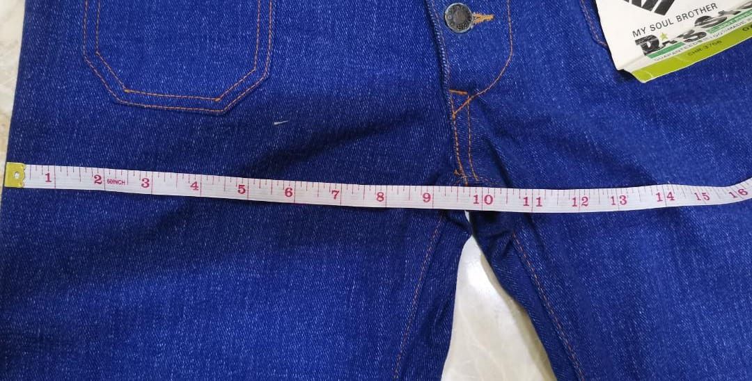 Japanese Brand Vintage bell bottom Jeans Six Star Japanese brand Size US 33 - 9 Thumbnail