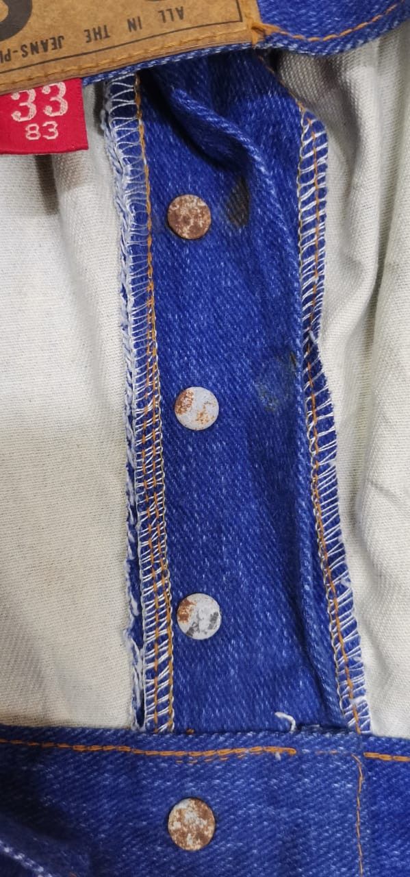 Japanese Brand Vintage bell bottom Jeans Six Star Japanese brand Size US 33 - 15 Thumbnail
