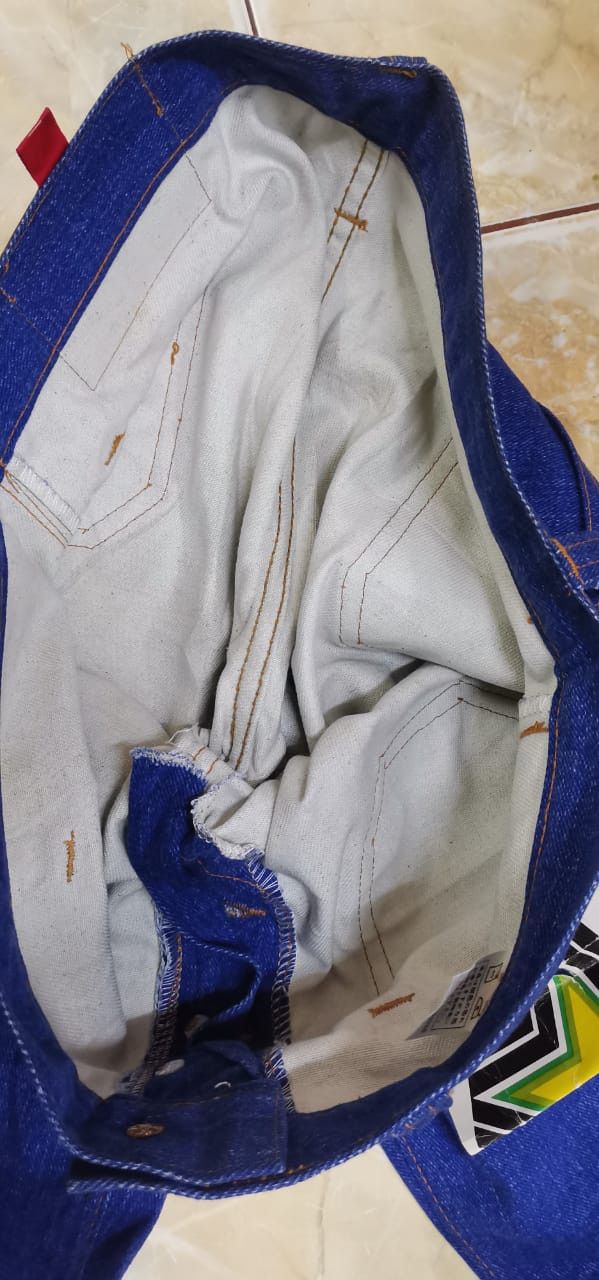 Japanese Brand Vintage bell bottom Jeans Six Star Japanese brand Size US 33 - 11 Thumbnail