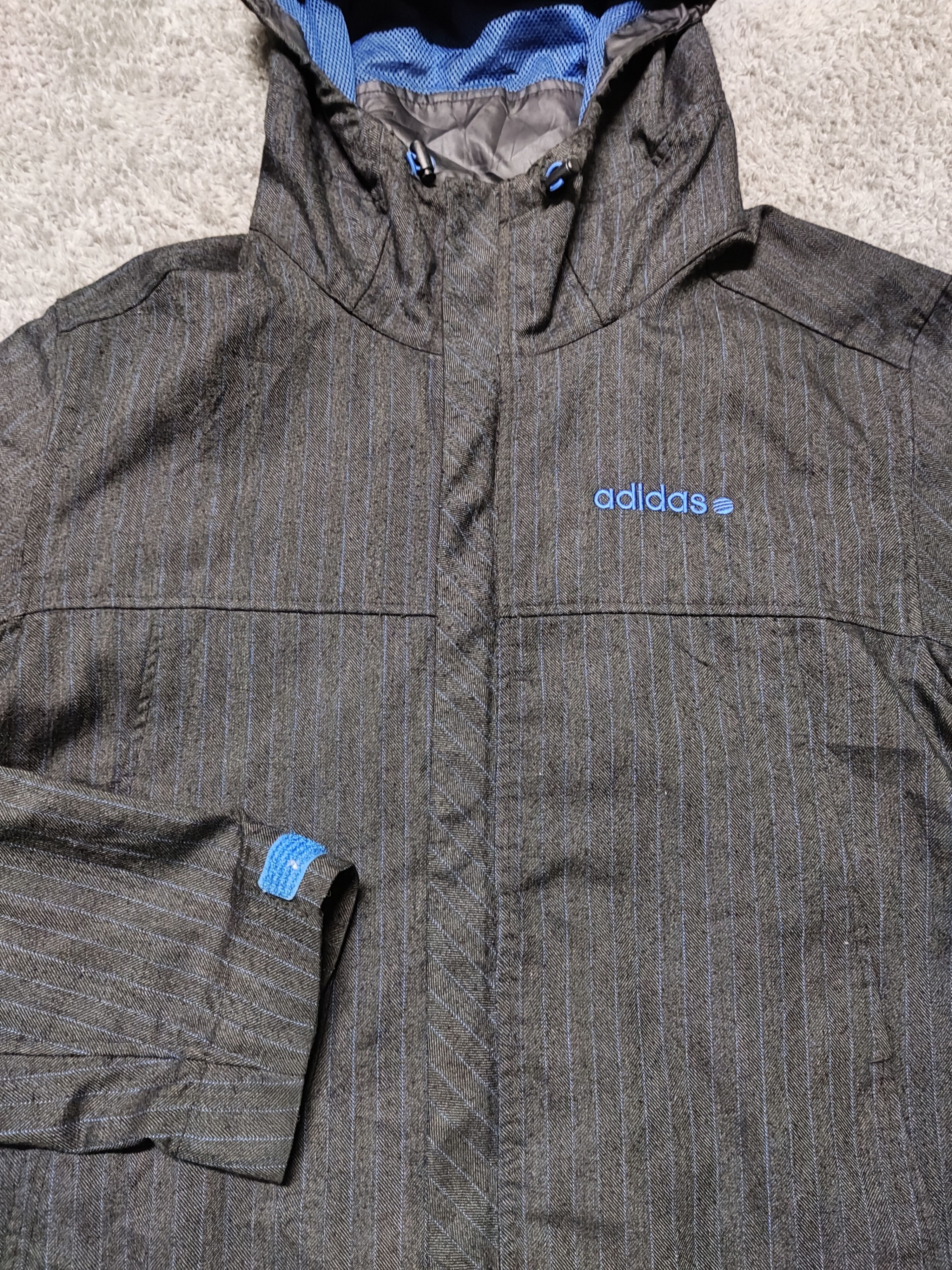 Adidas × Vintage Adidas Blazer Zip Up Hoodie Size US L / EU 52-54 / 3 - 3 Thumbnail