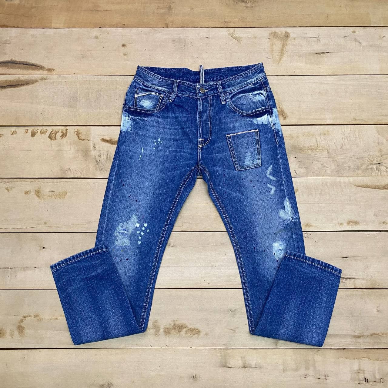 Maurizio Altieri x301 MAURIZIO MASSIMINO ITALY RIPPED SELVEDGE SKINNY DENIM Size 27" / US 4 / IT 40 - 3 Thumbnail
