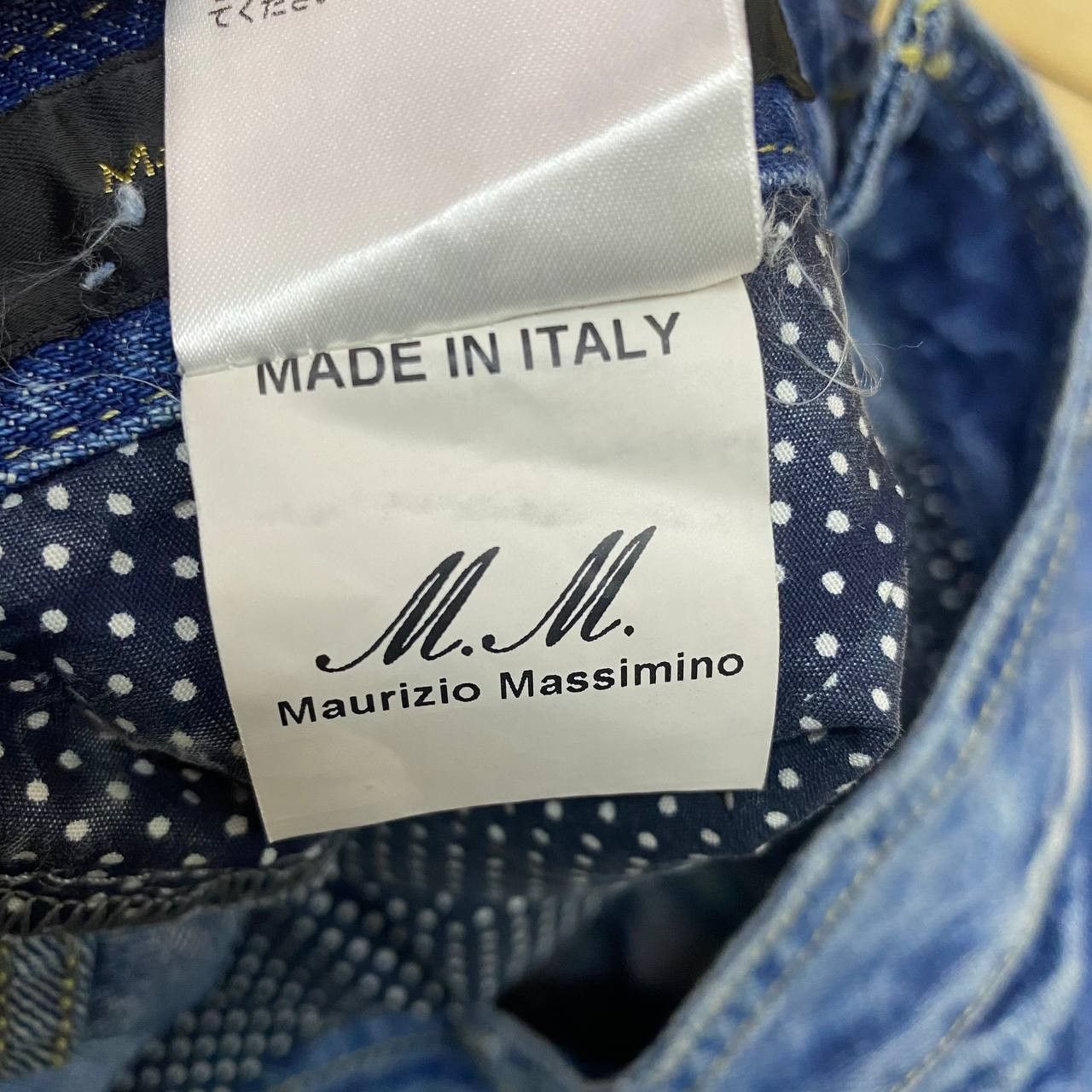Maurizio Altieri x301 MAURIZIO MASSIMINO ITALY RIPPED SELVEDGE SKINNY DENIM Size 27" / US 4 / IT 40 - 8 Thumbnail