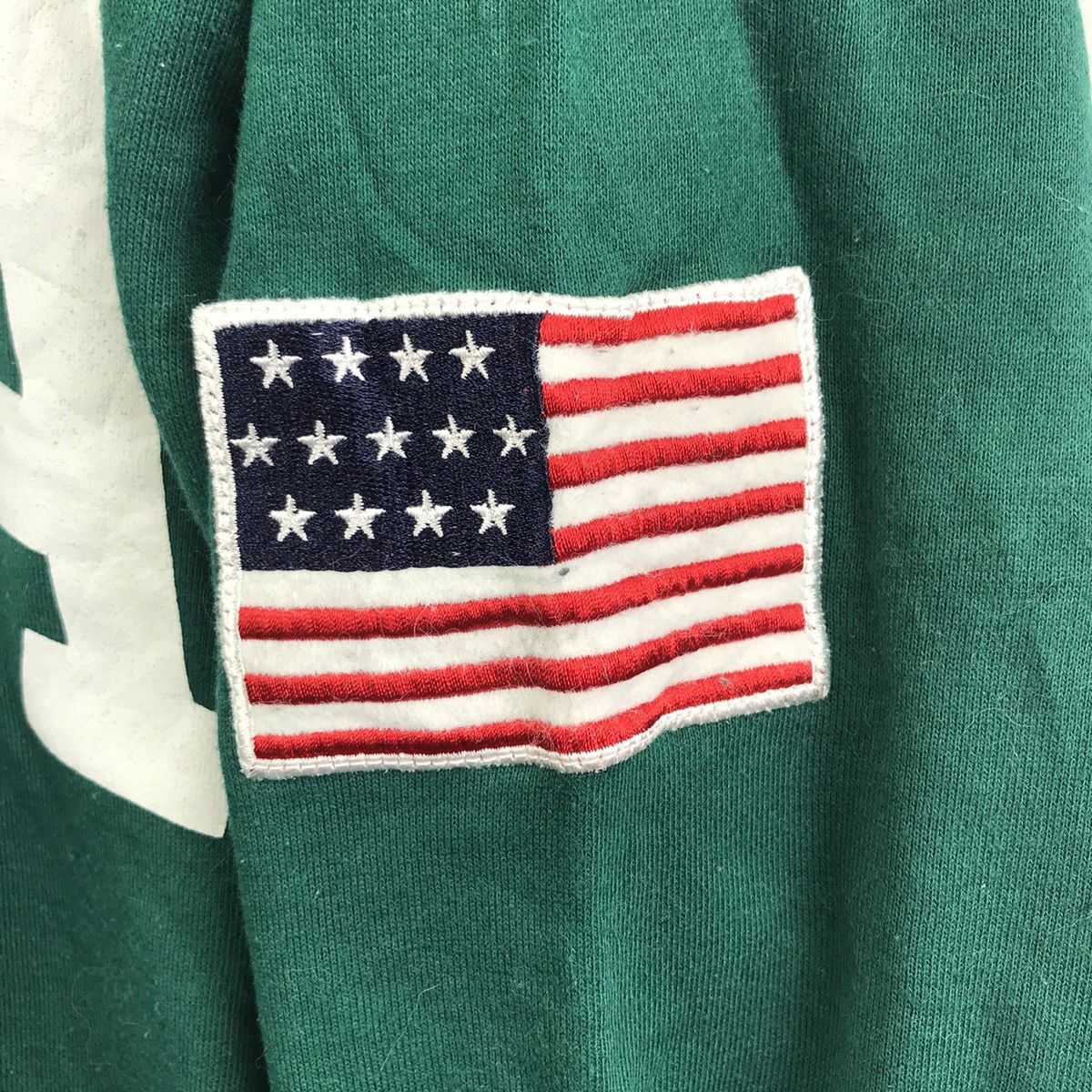 Vintage USA FLAG SUGGESTION Japanese Brand Green Sweatshirt Size US L / EU 52-54 / 3 - 4 Thumbnail