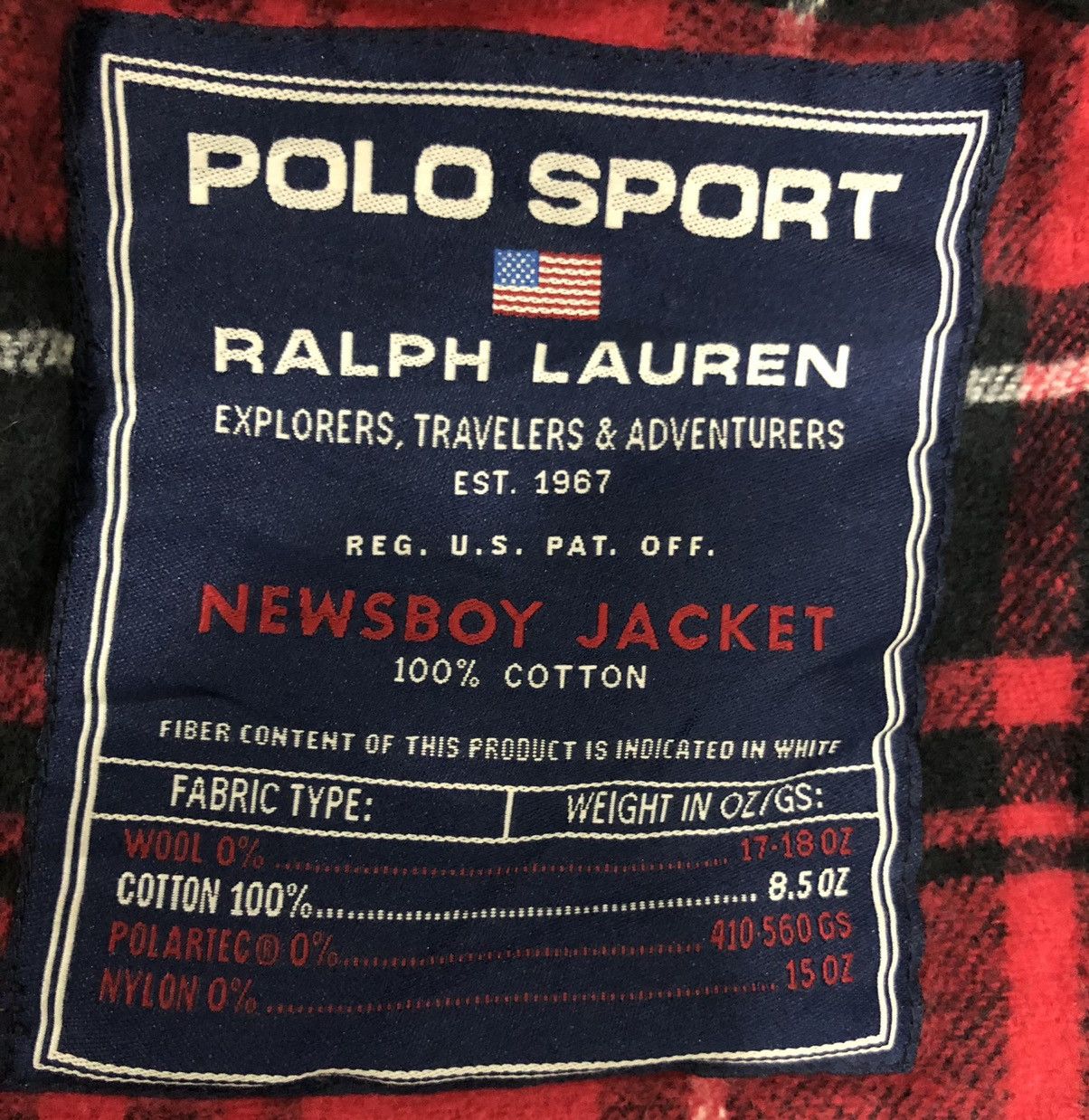 Polo Ralph Lauren × Ralph Lauren POLO SPORT RALPH LAUREN WOOL JACKET Size US L / EU 52-54 / 3 - 14 Thumbnail