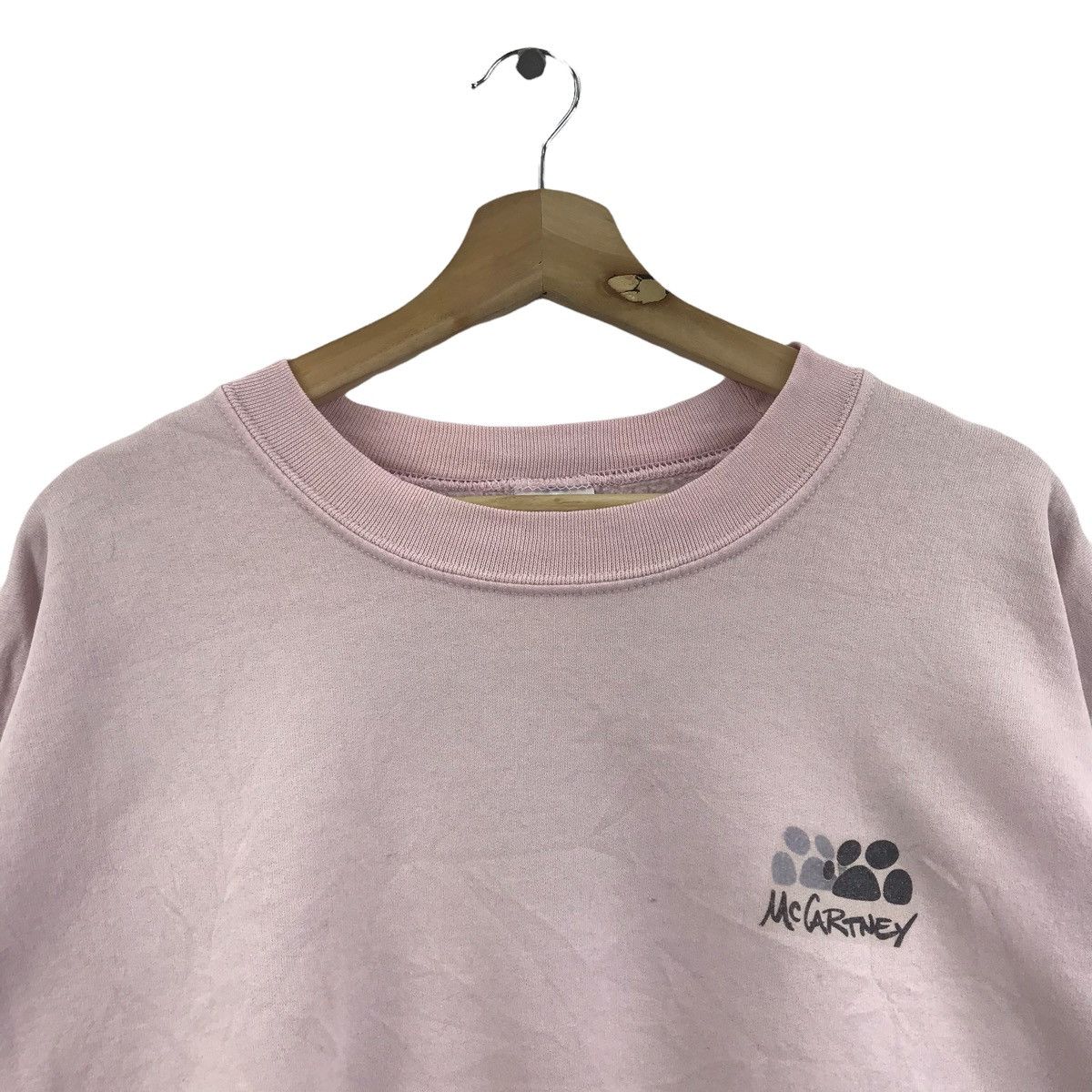 Vintage MC CARTNEY Pink Sweatshirt Size US XL / EU 56 / 4 - 4 Thumbnail