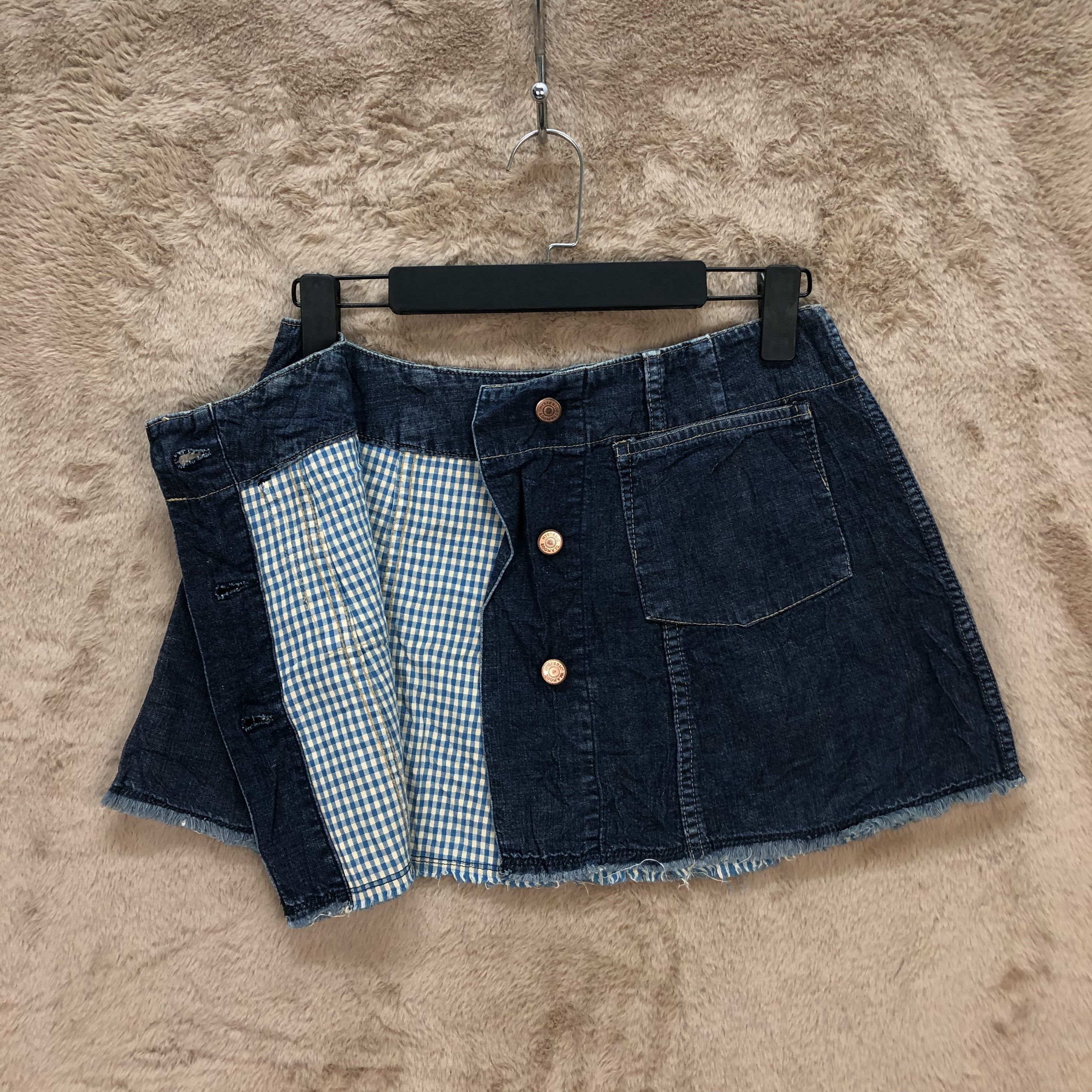 Hysteric Glamour HYSTERIC GLAMOUR JEANS MINI SKIRTS #5651-201 Size 28" / US 6 / IT 42 - 6 Thumbnail