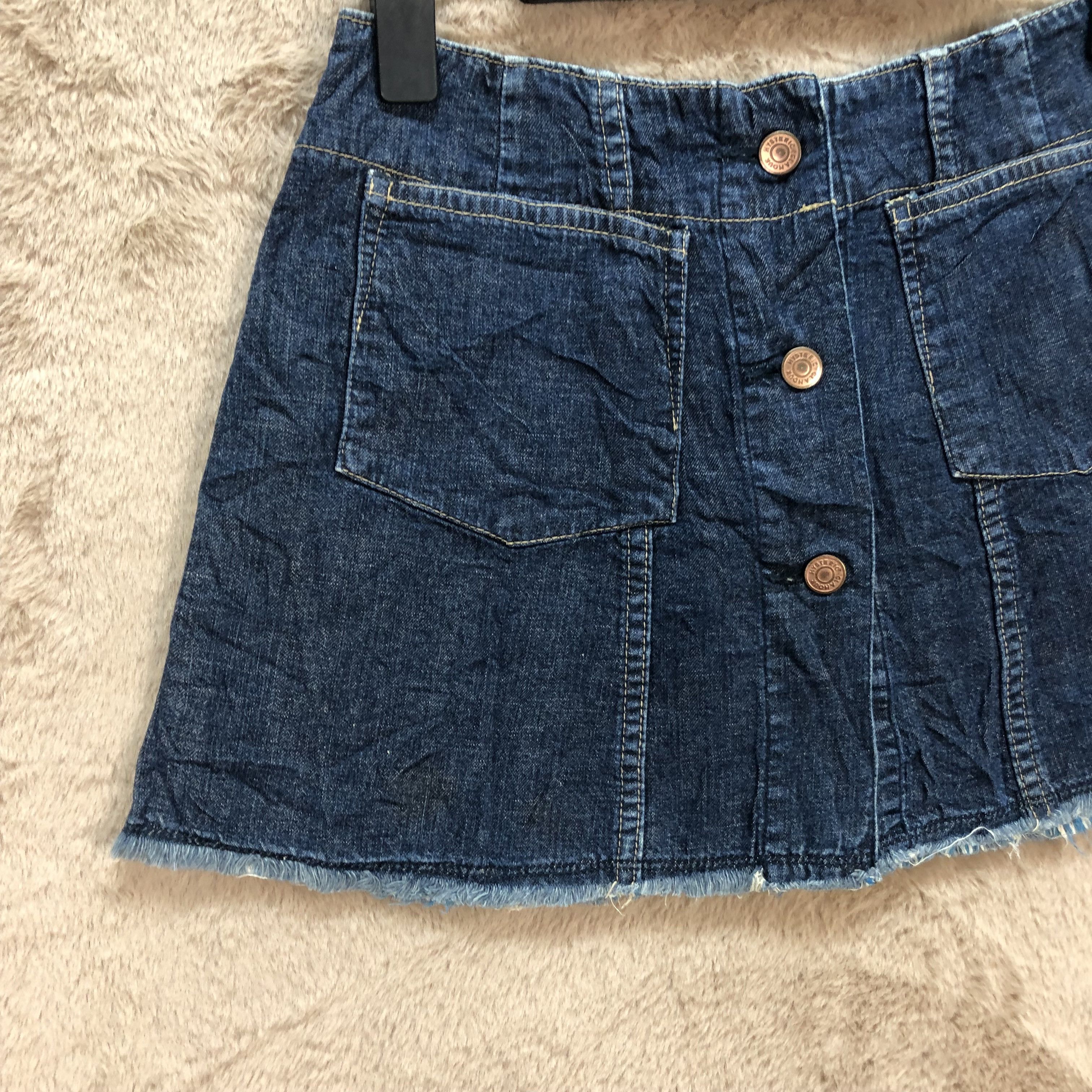 Hysteric Glamour HYSTERIC GLAMOUR JEANS MINI SKIRTS #5651-201 Size 28" / US 6 / IT 42 - 4 Thumbnail