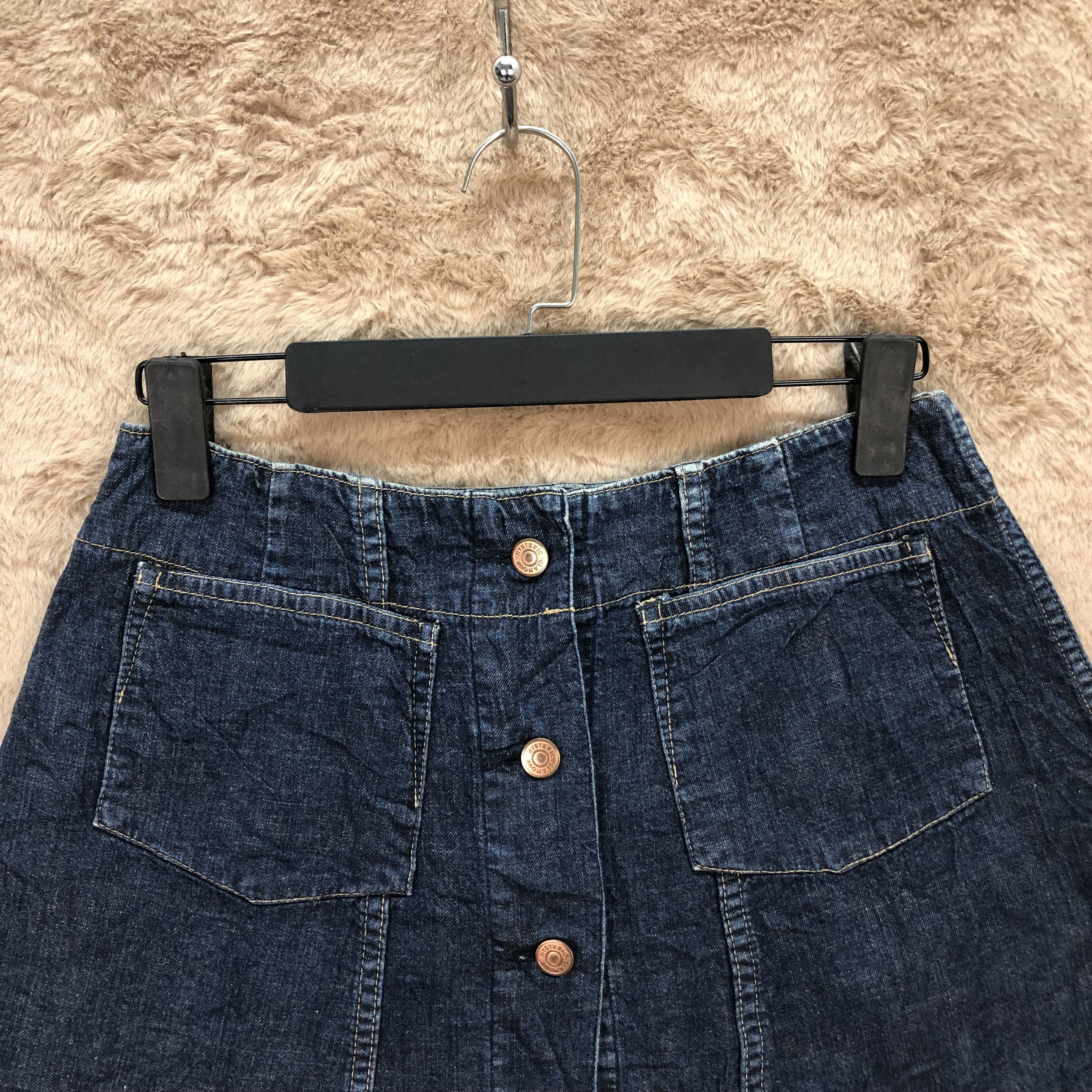 Hysteric Glamour HYSTERIC GLAMOUR JEANS MINI SKIRTS #5651-201 Size 28" / US 6 / IT 42 - 2 Thumbnail
