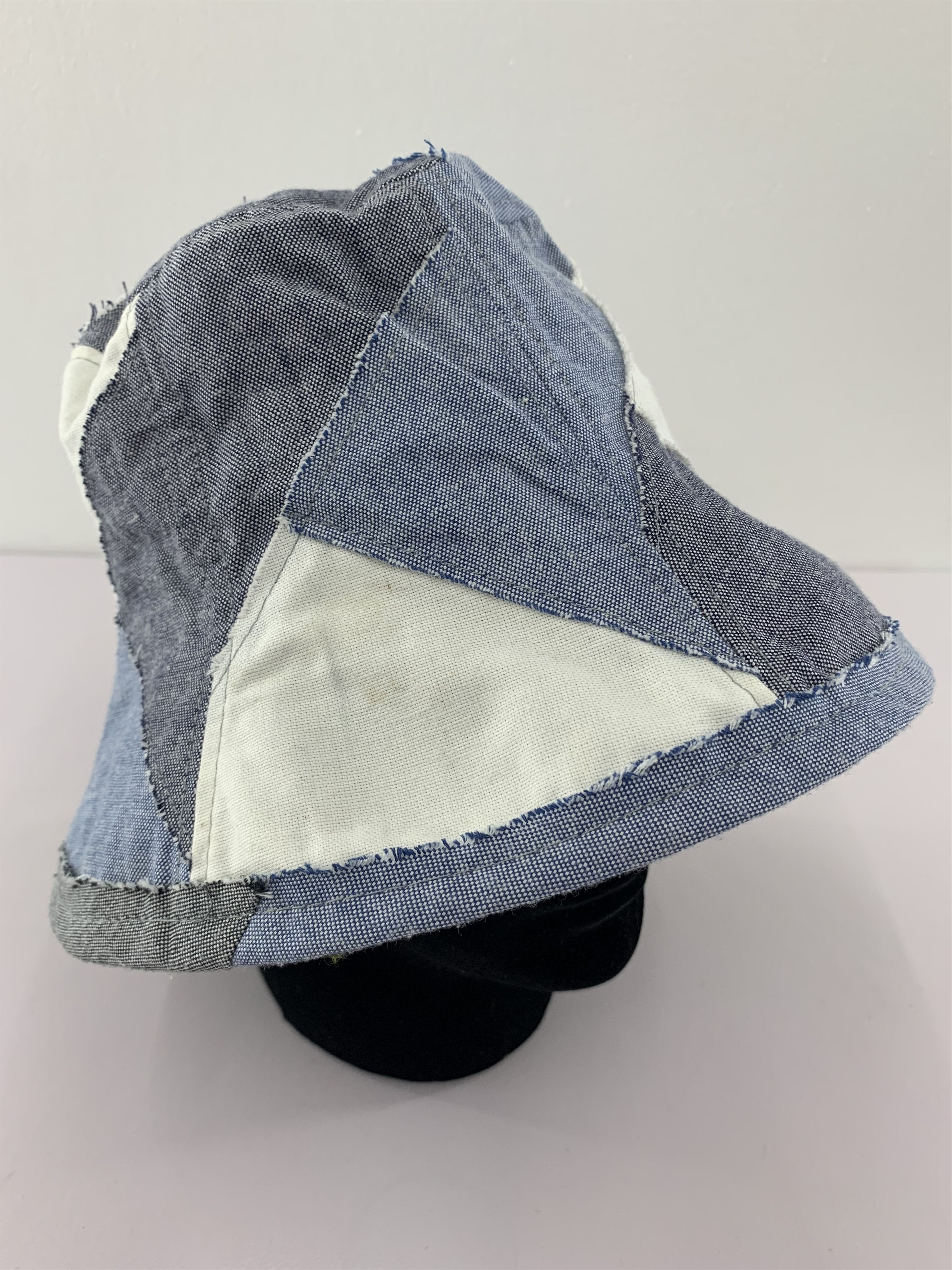Japanese Brand Patchwork Bucket Hat Nice Design - SS1061 Size ONE SIZE - 3 Thumbnail