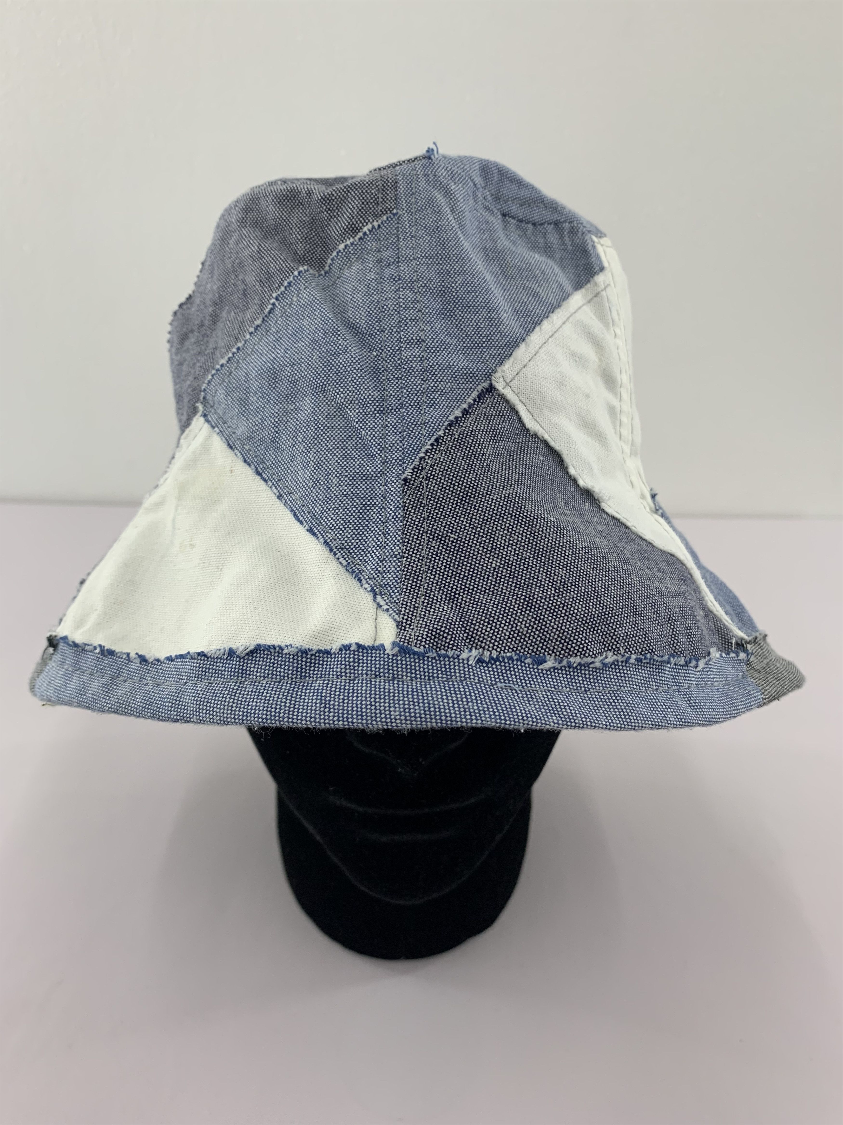 Japanese Brand Patchwork Bucket Hat Nice Design - SS1061 Size ONE SIZE - 2 Thumbnail
