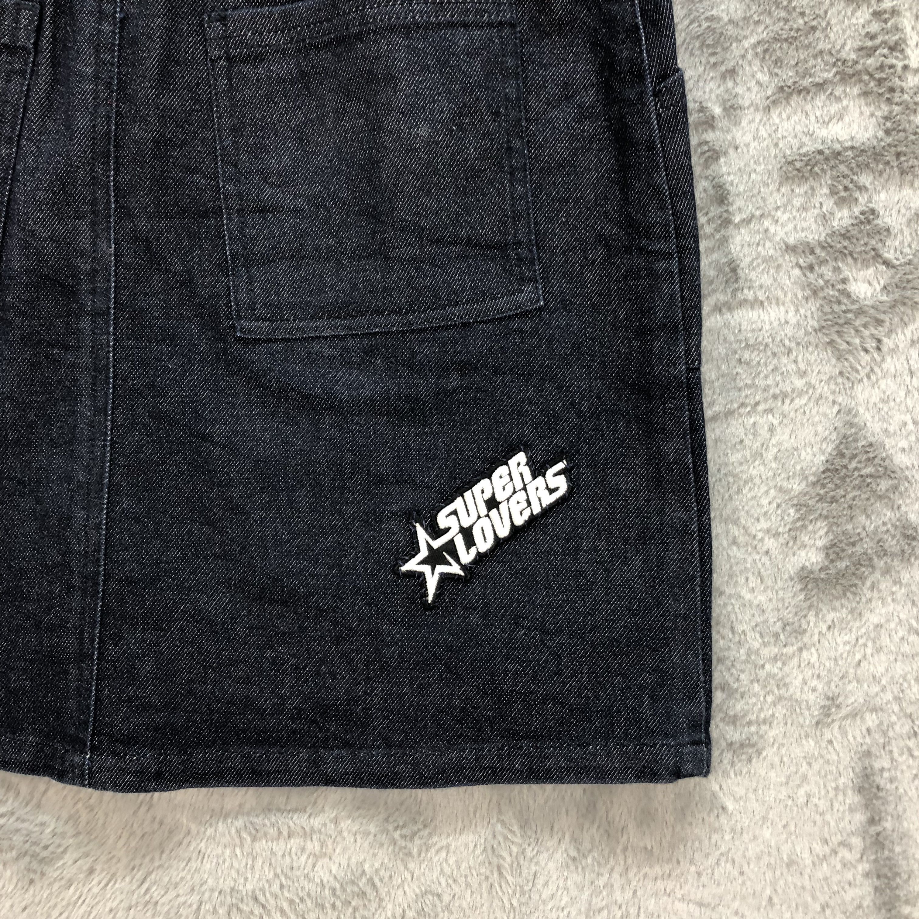 Japanese Brand SUPERLOVER DENIM MINI SKIRT #5089-40 Size 27" / US 4 / IT 40 - 13 Thumbnail