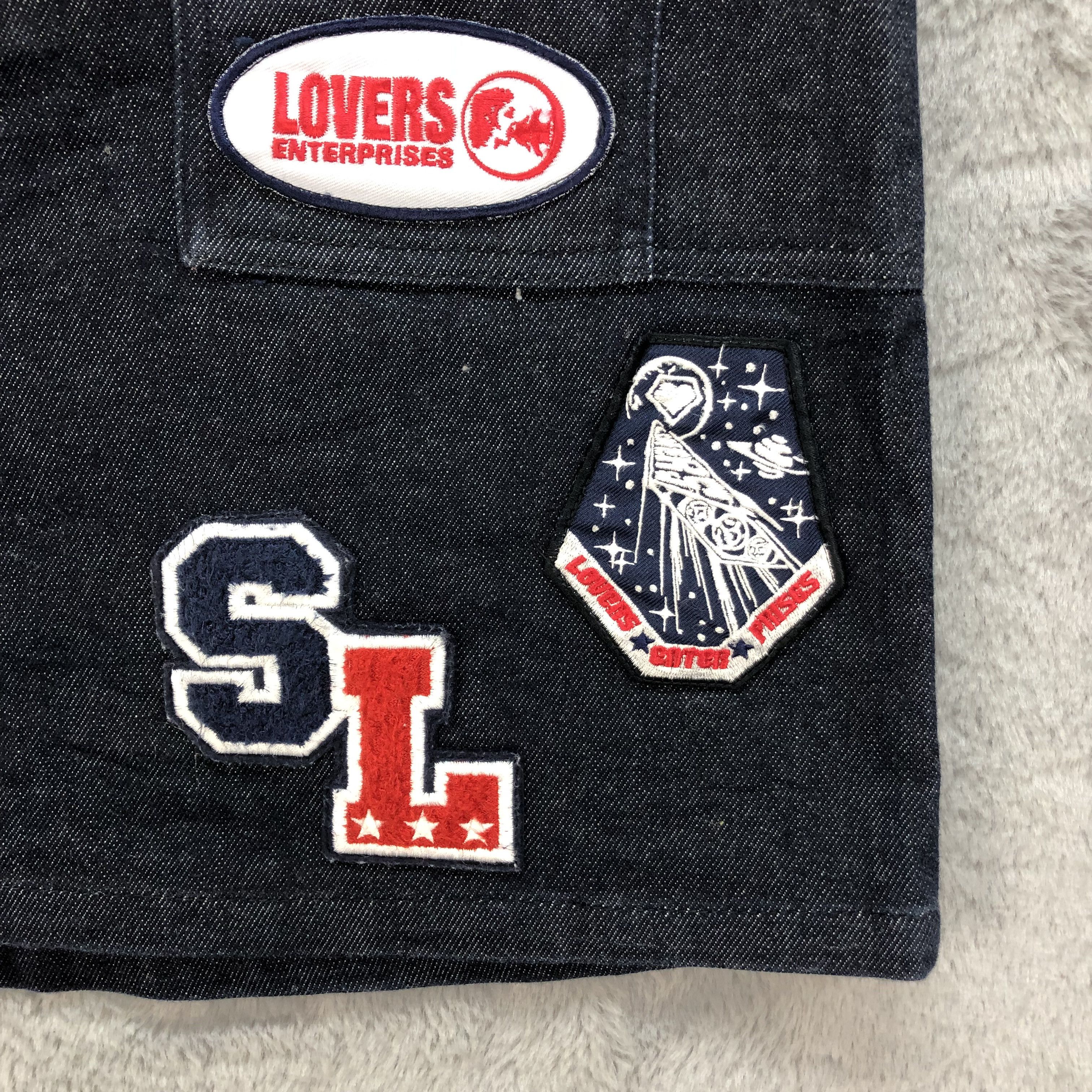 Japanese Brand SUPERLOVER DENIM MINI SKIRT #5089-40 Size 27" / US 4 / IT 40 - 7 Thumbnail