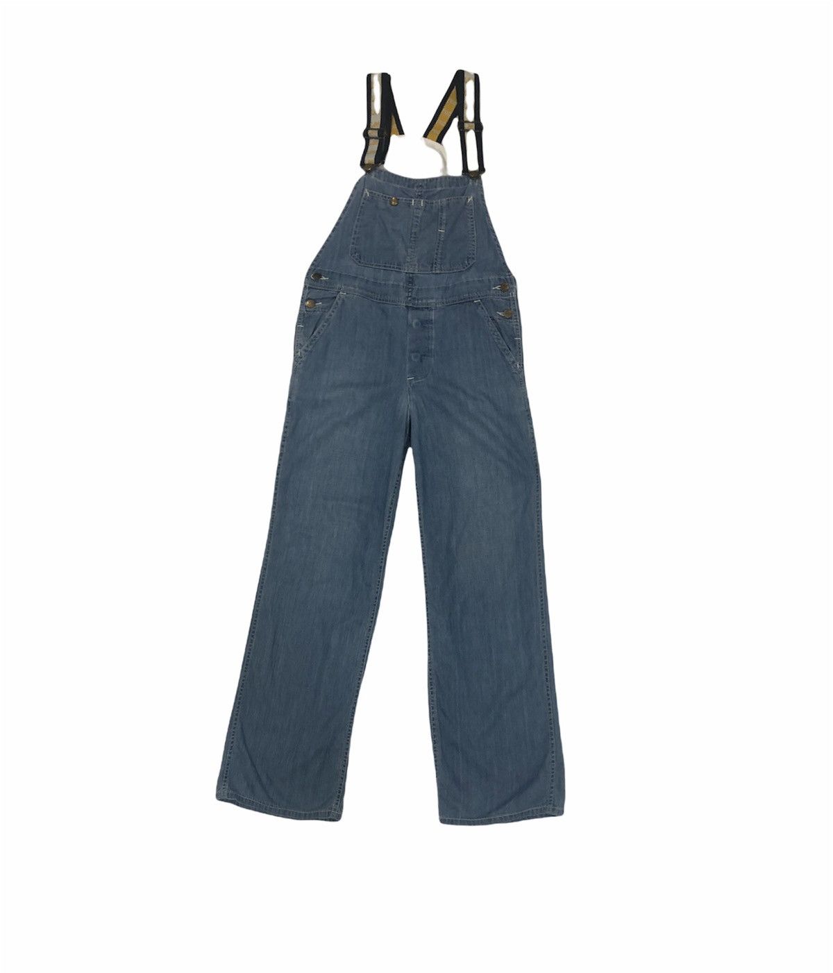 Lee × Vintage Vintage Y2K Lee Union Made Sanforized Denim Overalls Size S Size US 32 / EU 48 - 1 Thumbnail