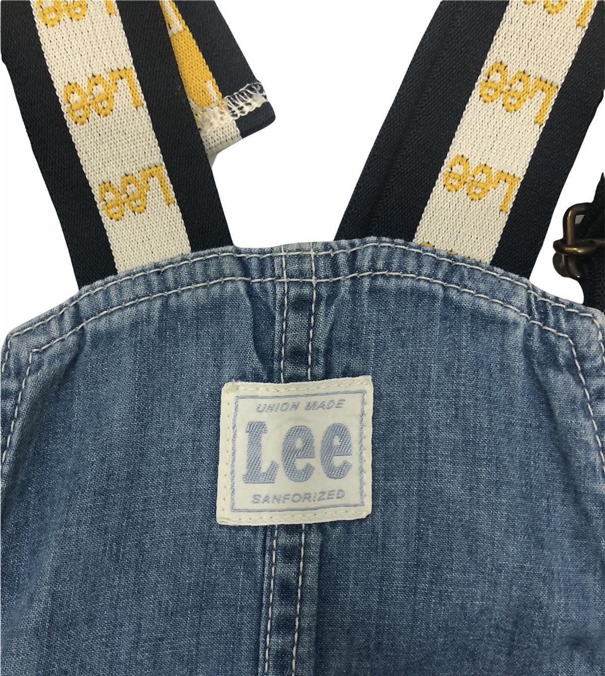 Lee × Vintage Vintage Y2K Lee Union Made Sanforized Denim Overalls Size S Size US 32 / EU 48 - 9 Thumbnail