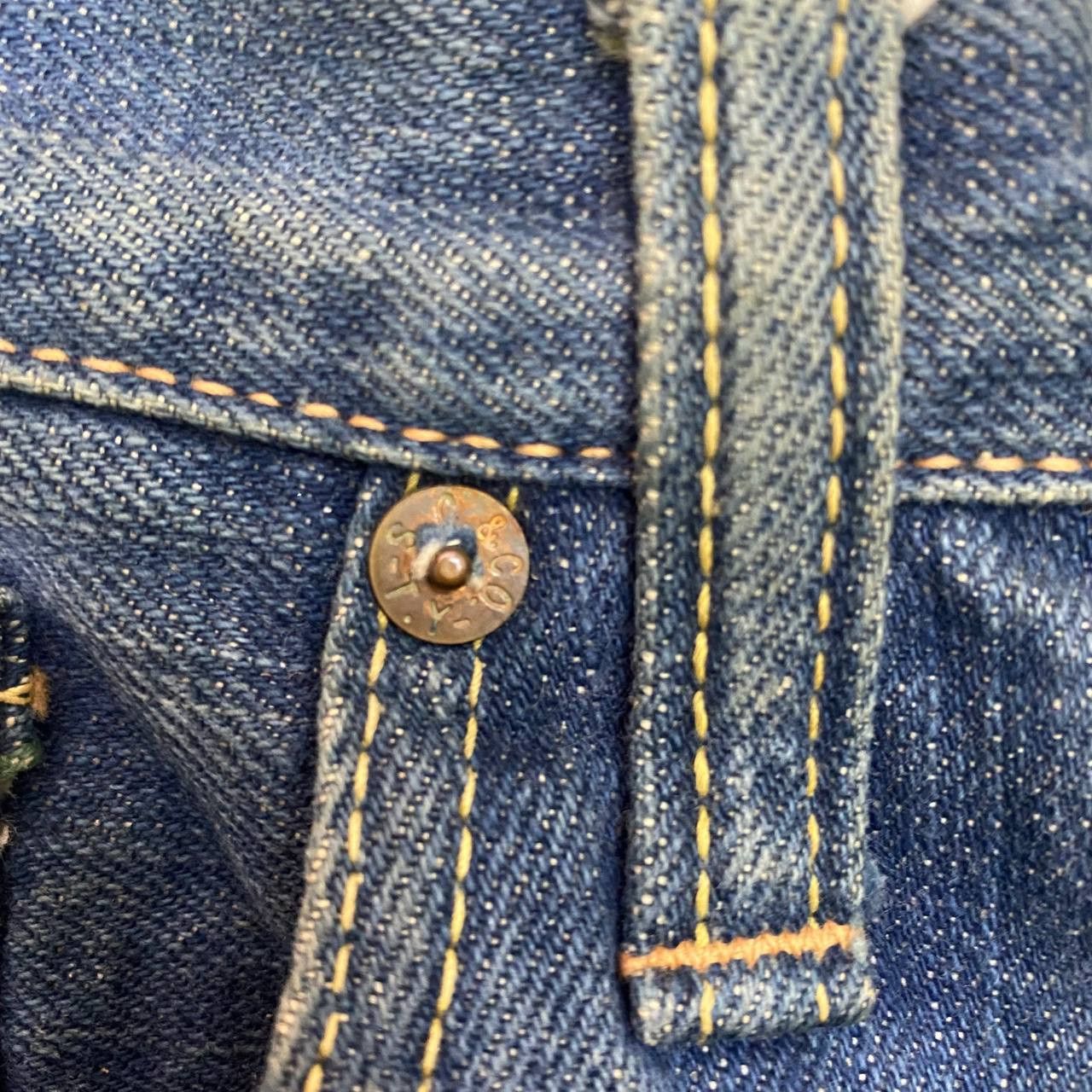 Japanese Brand X307 VTG SUGARCANE TOYO JAPAN DISTRESSED DENIM Size US 29 - 6 Thumbnail