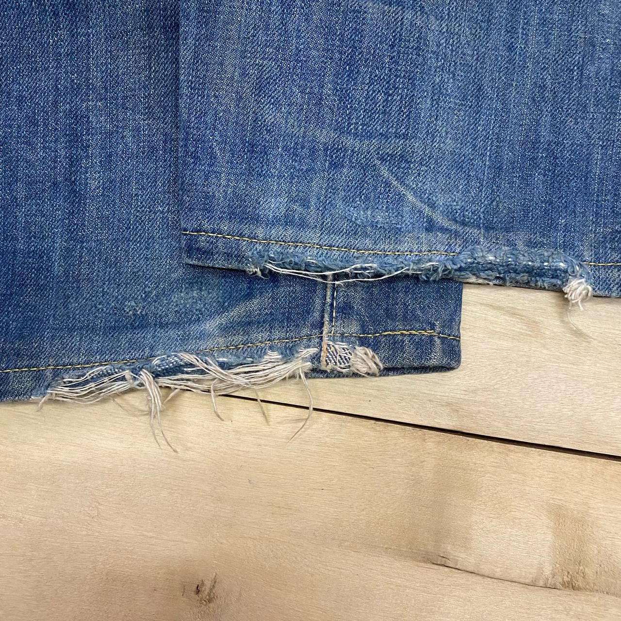 Japanese Brand X307 VTG SUGARCANE TOYO JAPAN DISTRESSED DENIM Size US 29 - 7 Thumbnail