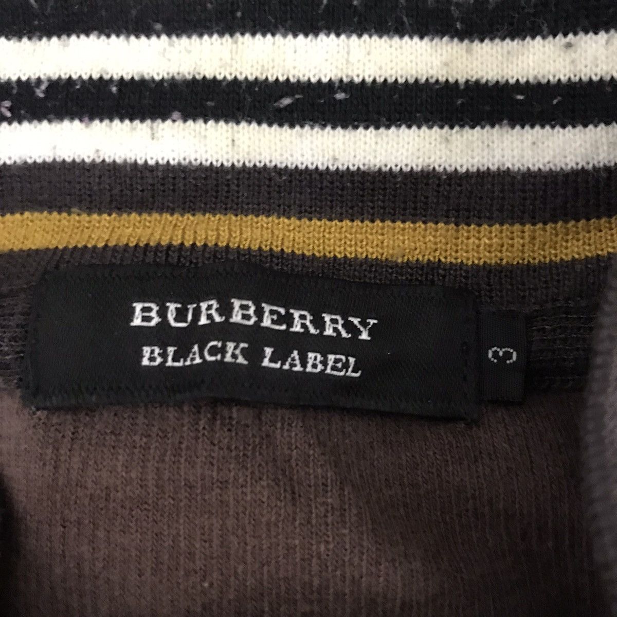 Burberry BURBERRY LONDON Black Label Brown Ringer Sweater Sweatshirt Size US S / EU 44-46 / 1 - 6 Thumbnail