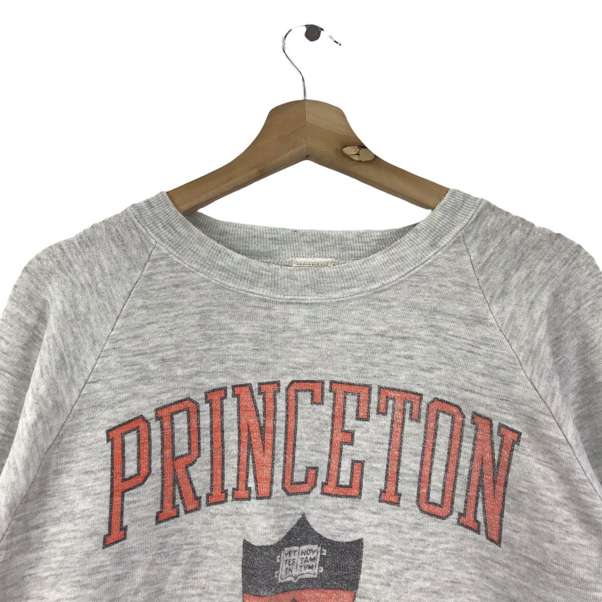 Jerzees Vintage 80s PRINCETON UNIVERSITY USA Grey Sweatshirt Size US XL / EU 56 / 4 - 2 Thumbnail