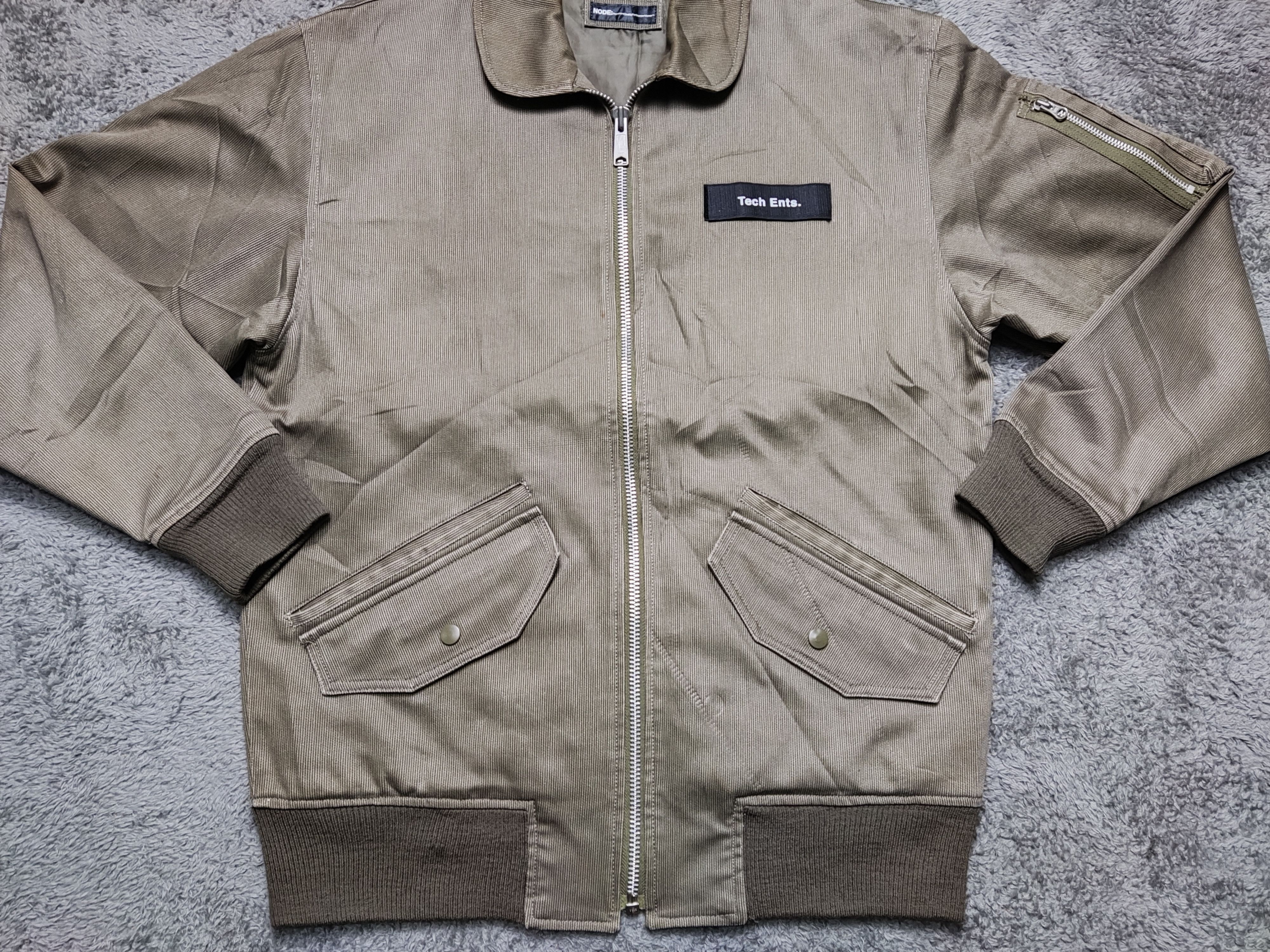 Designer × Japanese Brand Vintage Bomber Jacket NOBE Made In Japan Size US L / EU 52-54 / 3 - 2 Thumbnail