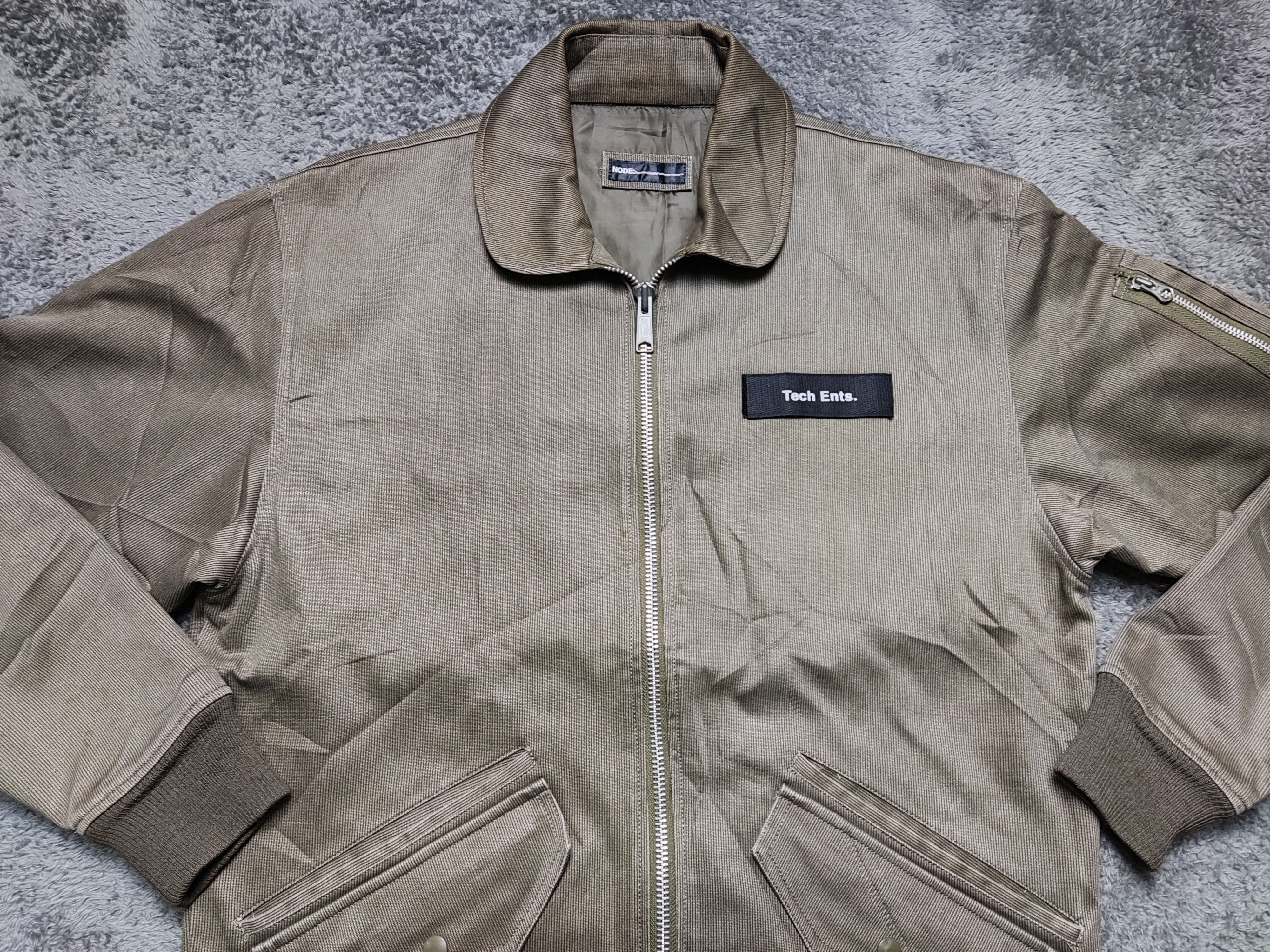 Designer × Japanese Brand Vintage Bomber Jacket NOBE Made In Japan Size US L / EU 52-54 / 3 - 3 Thumbnail