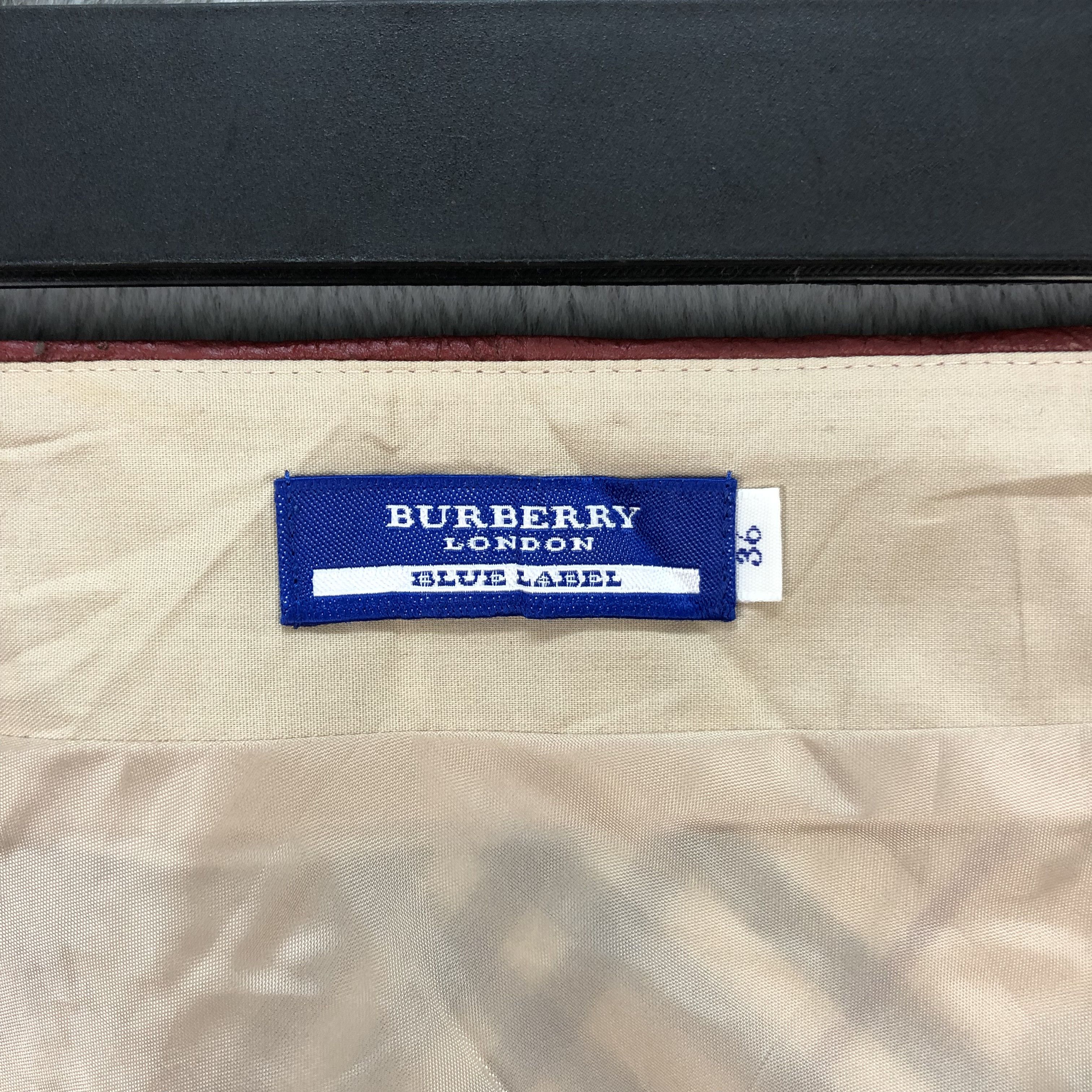Burberry BURBERRY LONDON BLUE LABEL NOVA CHECK MINI SKIRTS #5665-201 Size 28" / US 6 / IT 42 - 7 Thumbnail