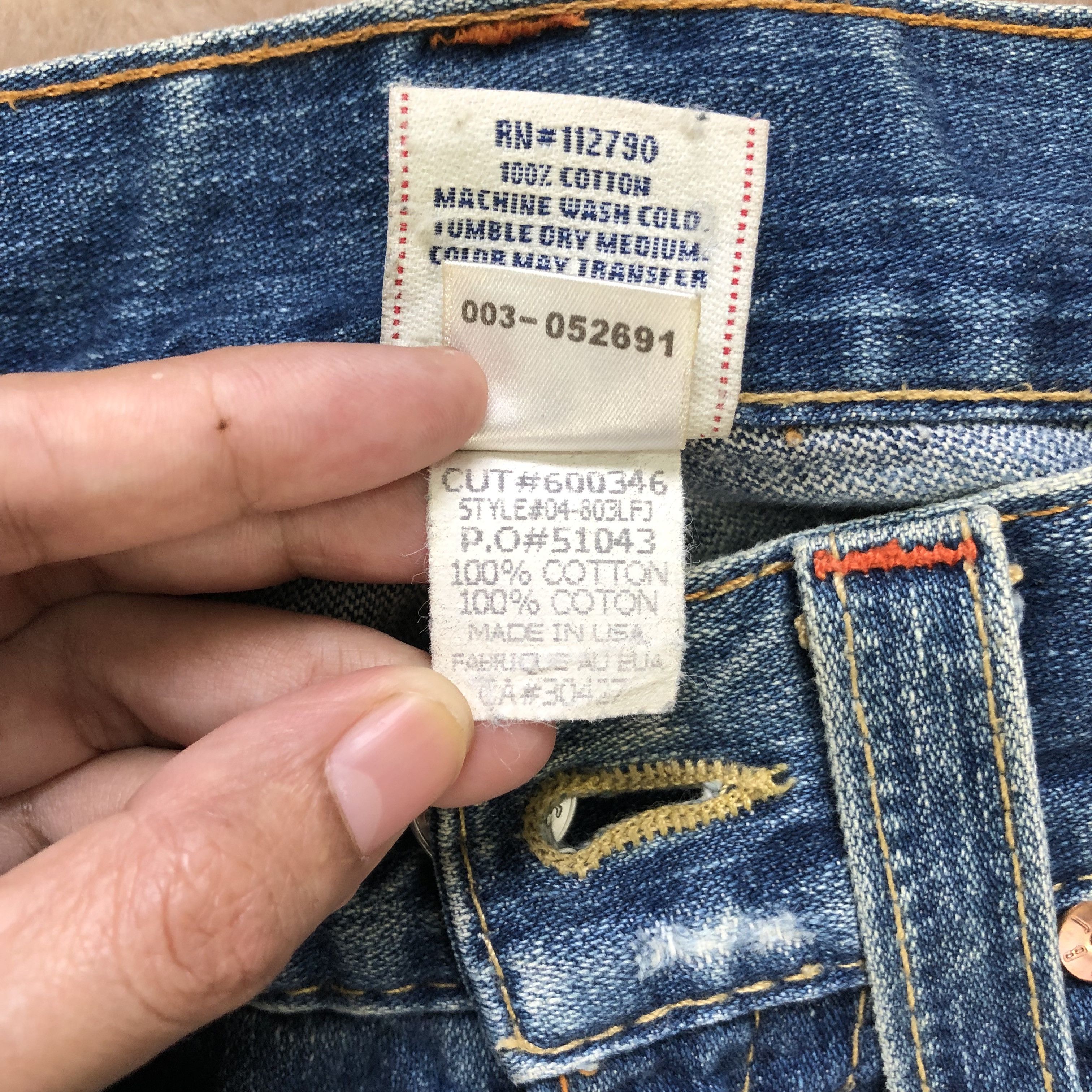 True Religion TWISTED FLARE🔥 TRUE RELIGION DENIM PANTS #5514-194 Size 33" - 15 Thumbnail