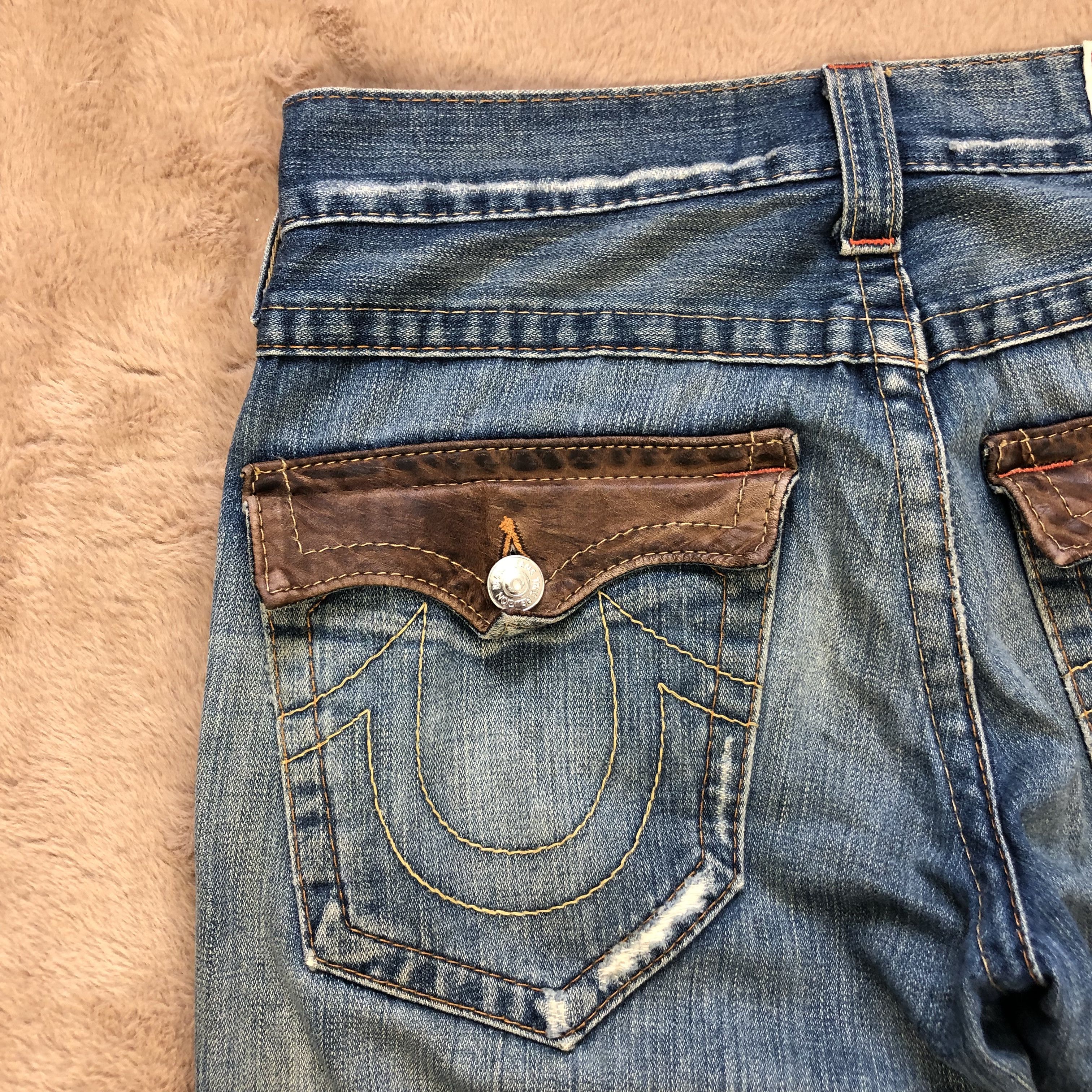 True Religion TWISTED FLARE🔥 TRUE RELIGION DENIM PANTS #5514-194 Size 33" - 19 Thumbnail