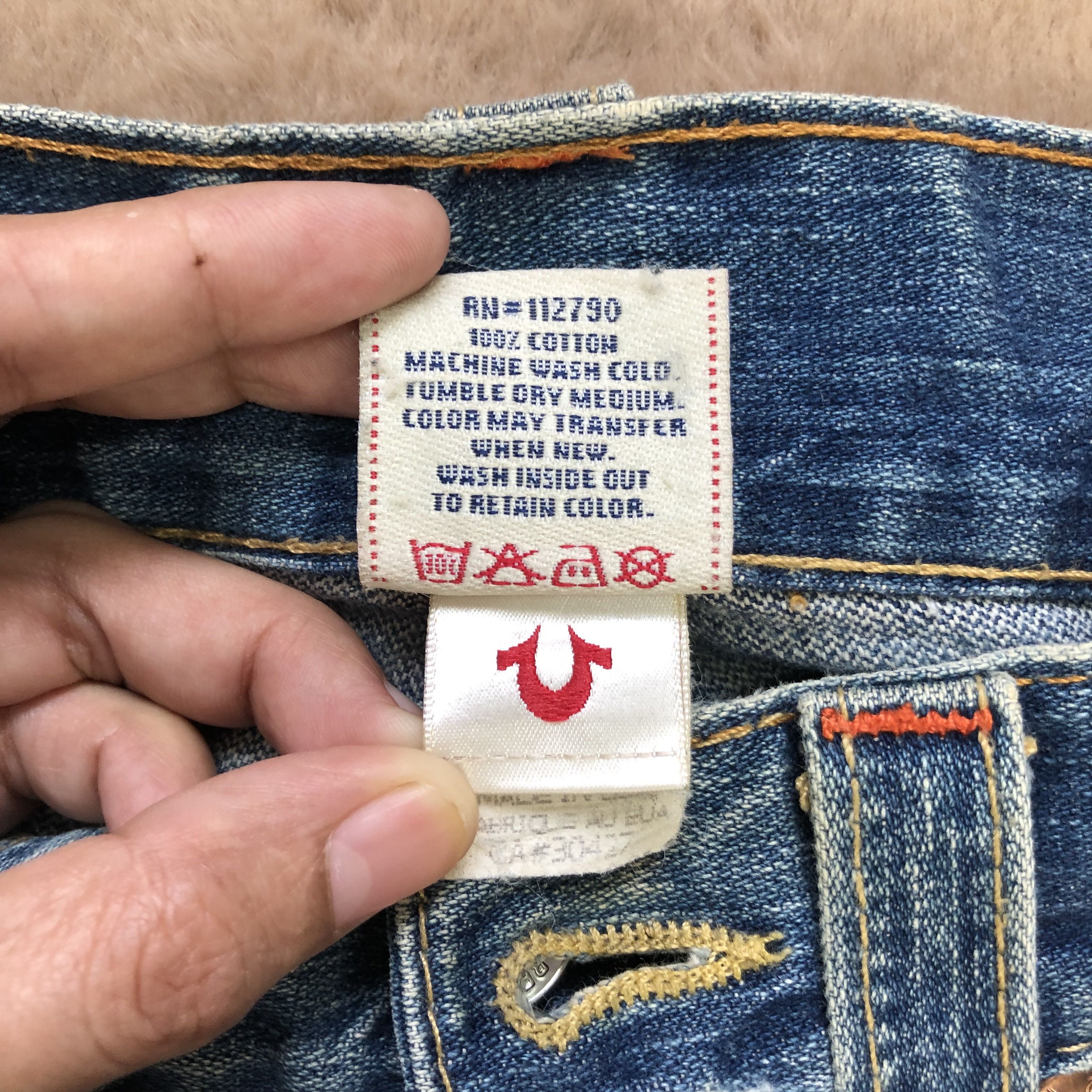 True Religion TWISTED FLARE🔥 TRUE RELIGION DENIM PANTS #5514-194 Size 33" - 14 Thumbnail