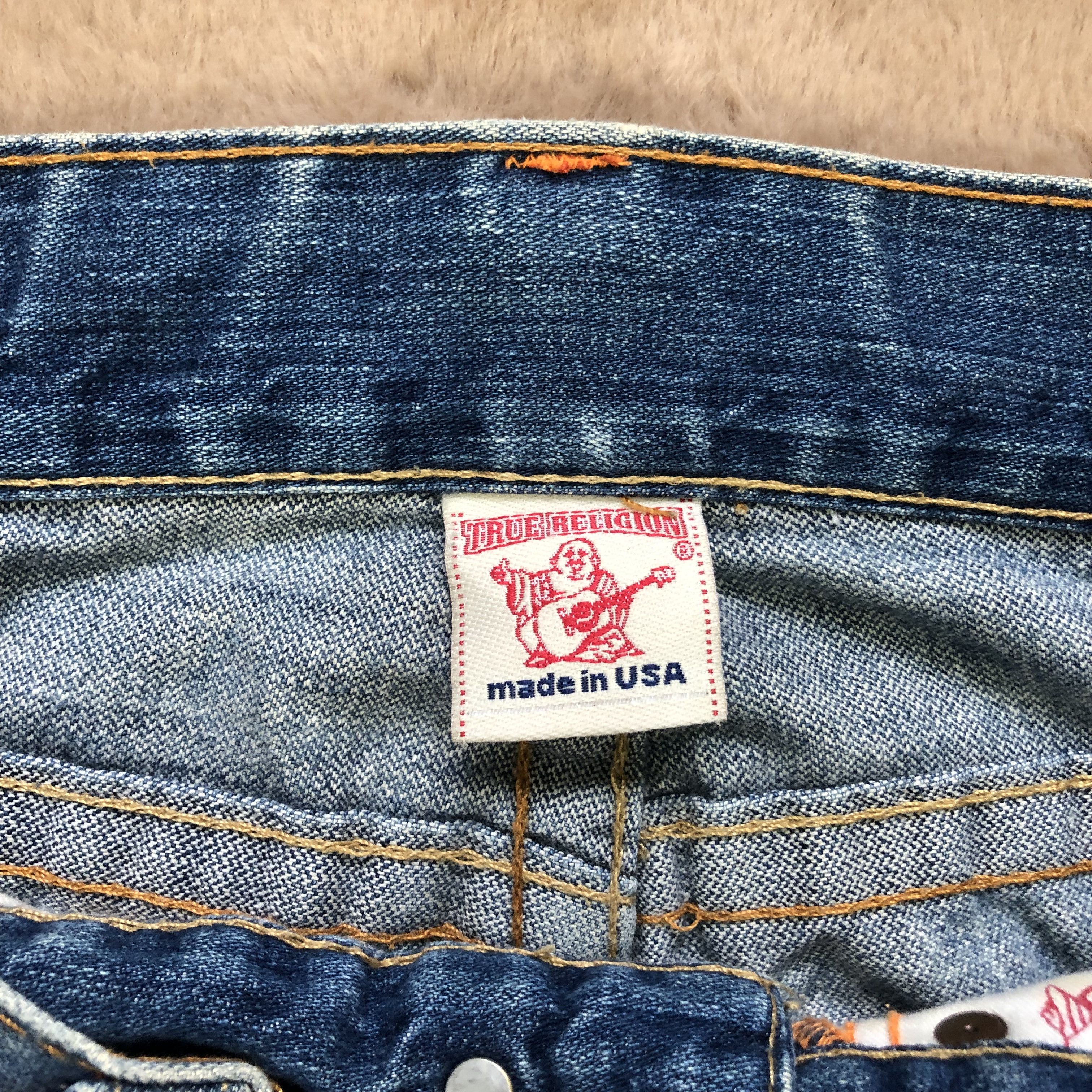 True Religion TWISTED FLARE🔥 TRUE RELIGION DENIM PANTS #5514-194 Size 33" - 13 Thumbnail