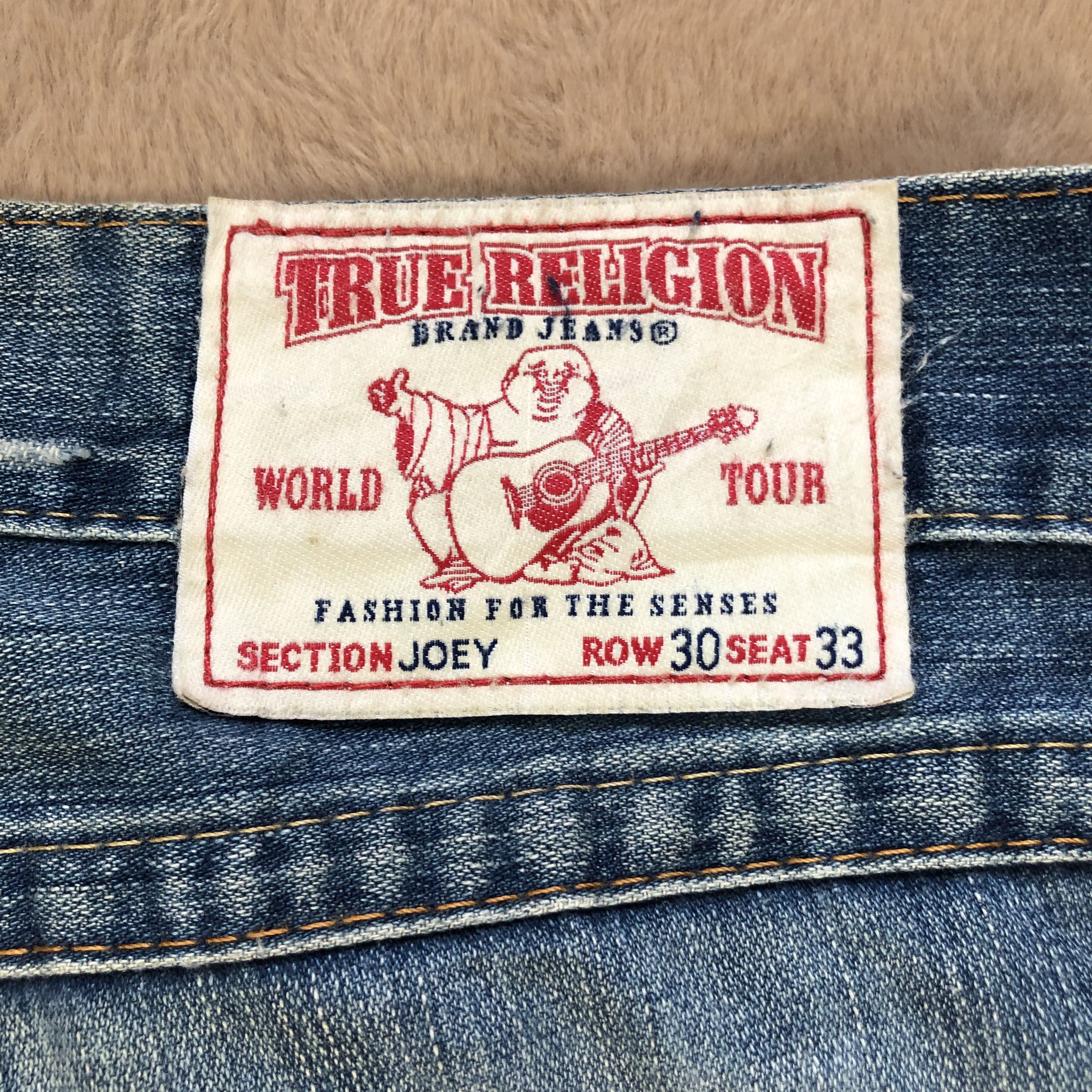 True Religion TWISTED FLARE🔥 TRUE RELIGION DENIM PANTS #5514-194 Size 33" - 21 Thumbnail