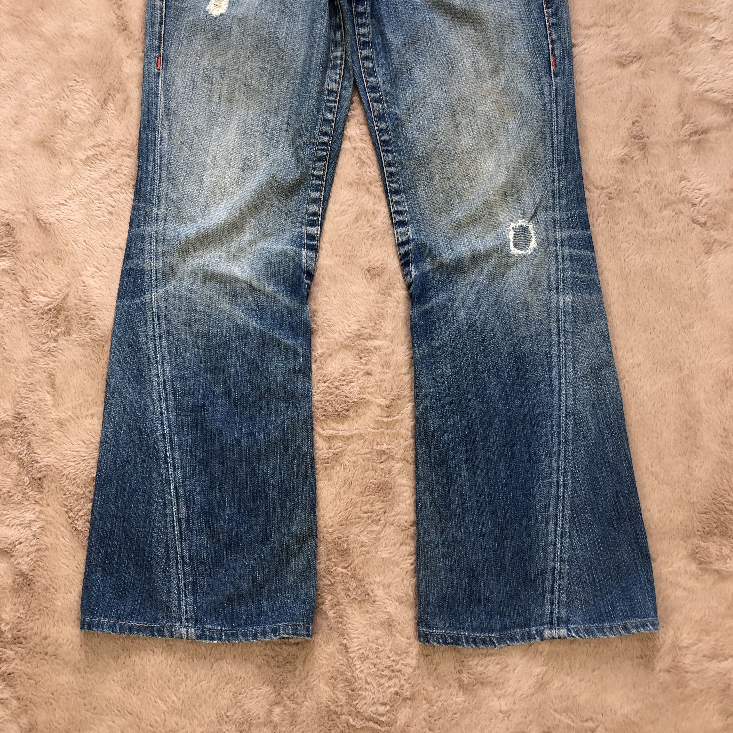 True Religion TWISTED FLARE🔥 TRUE RELIGION DENIM PANTS #5514-194 Size 33" - 11 Thumbnail