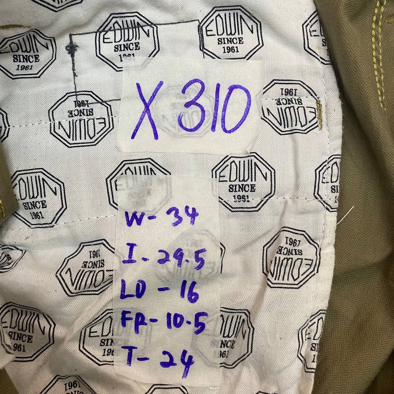 Edwin × Japanese Brand X310 EDWIN JAPAN EXCLUSIVE CARGO PANTS Size US 32 / EU 48 - 10 Thumbnail