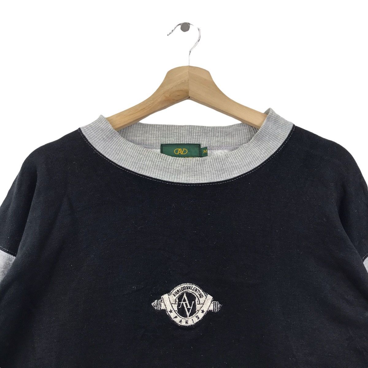 Vintage ANRICO VALENTIONO Italy Brand Grey Sweatshirt Size US S / EU 44-46 / 1 - 2 Thumbnail