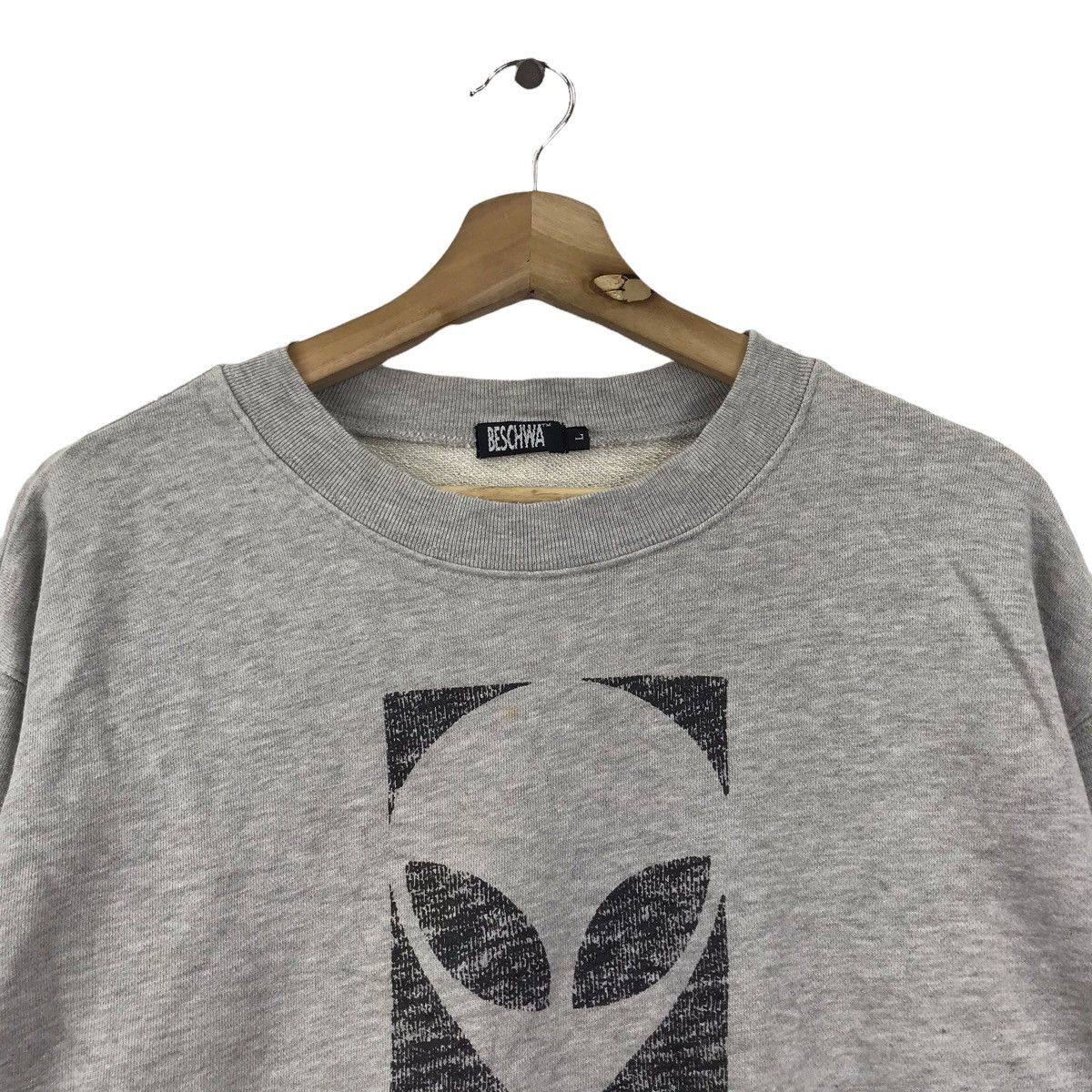 Vintage Vintage BESCHWA Alien Workshop Grey Sweatshirt Size US L / EU 52-54 / 3 - 2 Thumbnail