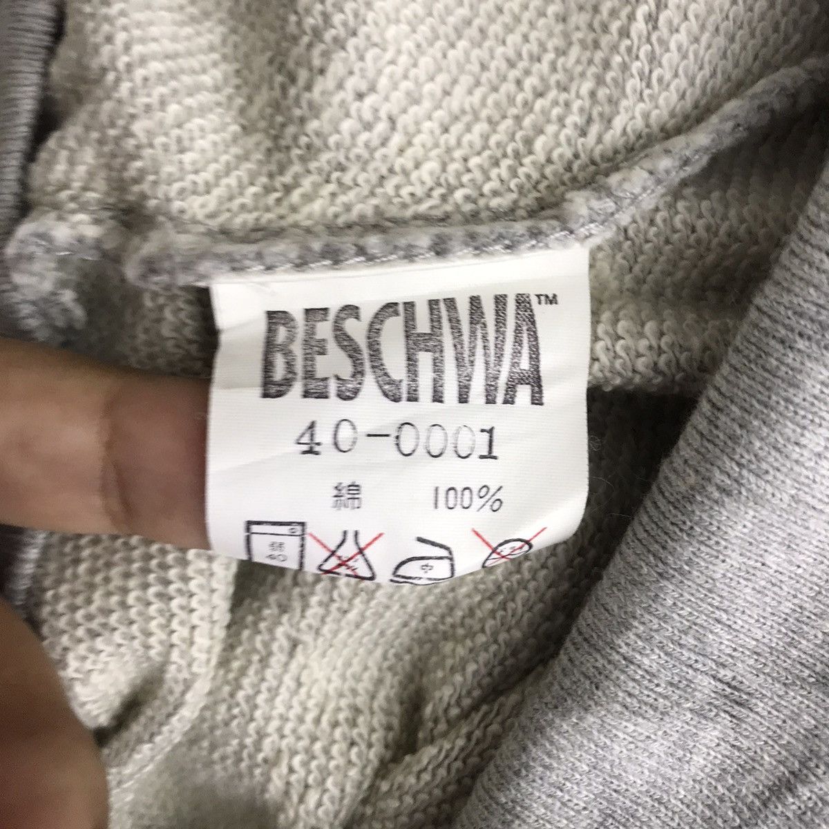 Vintage Vintage BESCHWA Alien Workshop Grey Sweatshirt Size US L / EU 52-54 / 3 - 5 Thumbnail