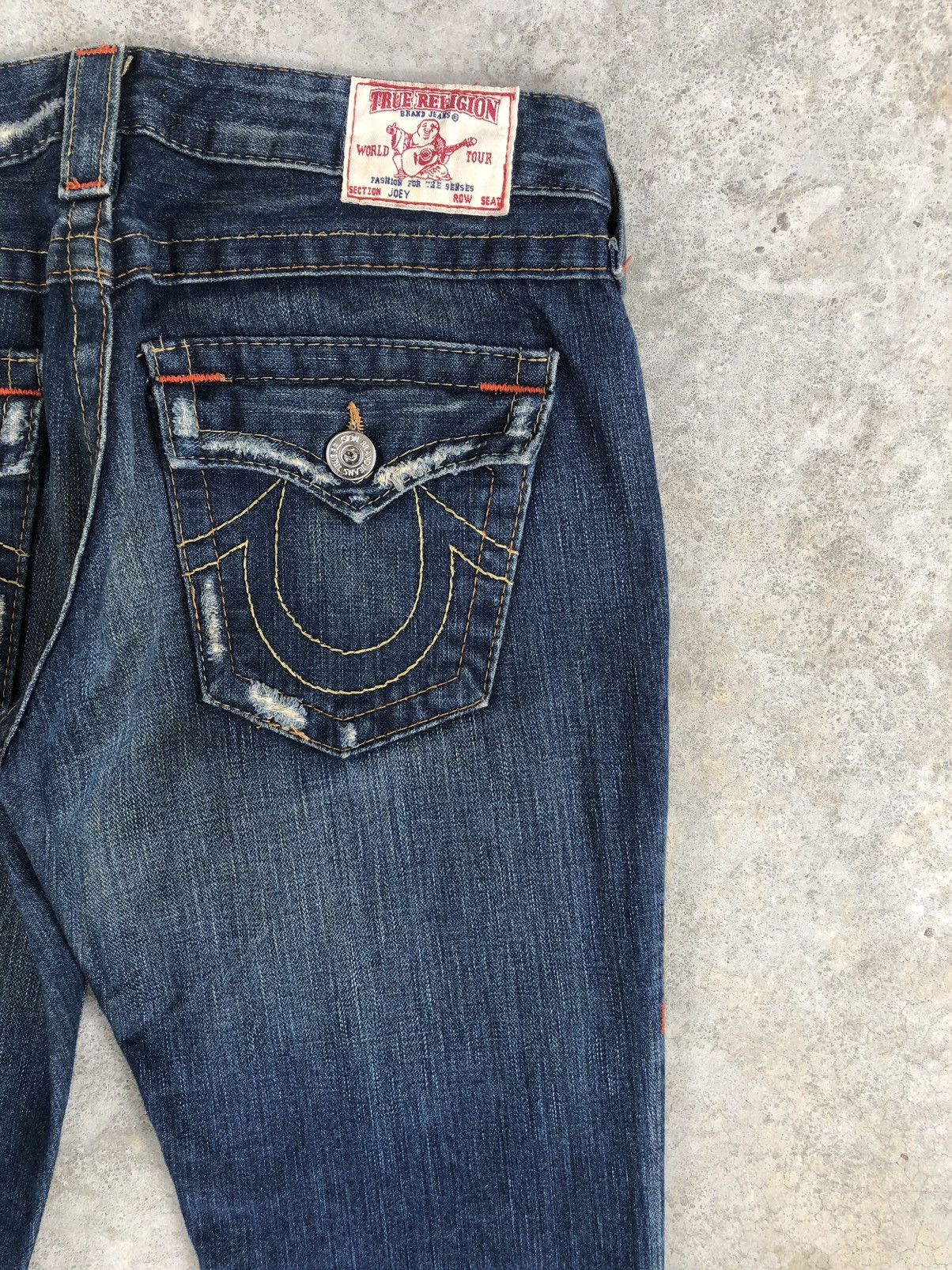 True Religion Vintage True Religion Flare Jeans Distressed Jeans Size US 30 / EU 46 - 10 Thumbnail