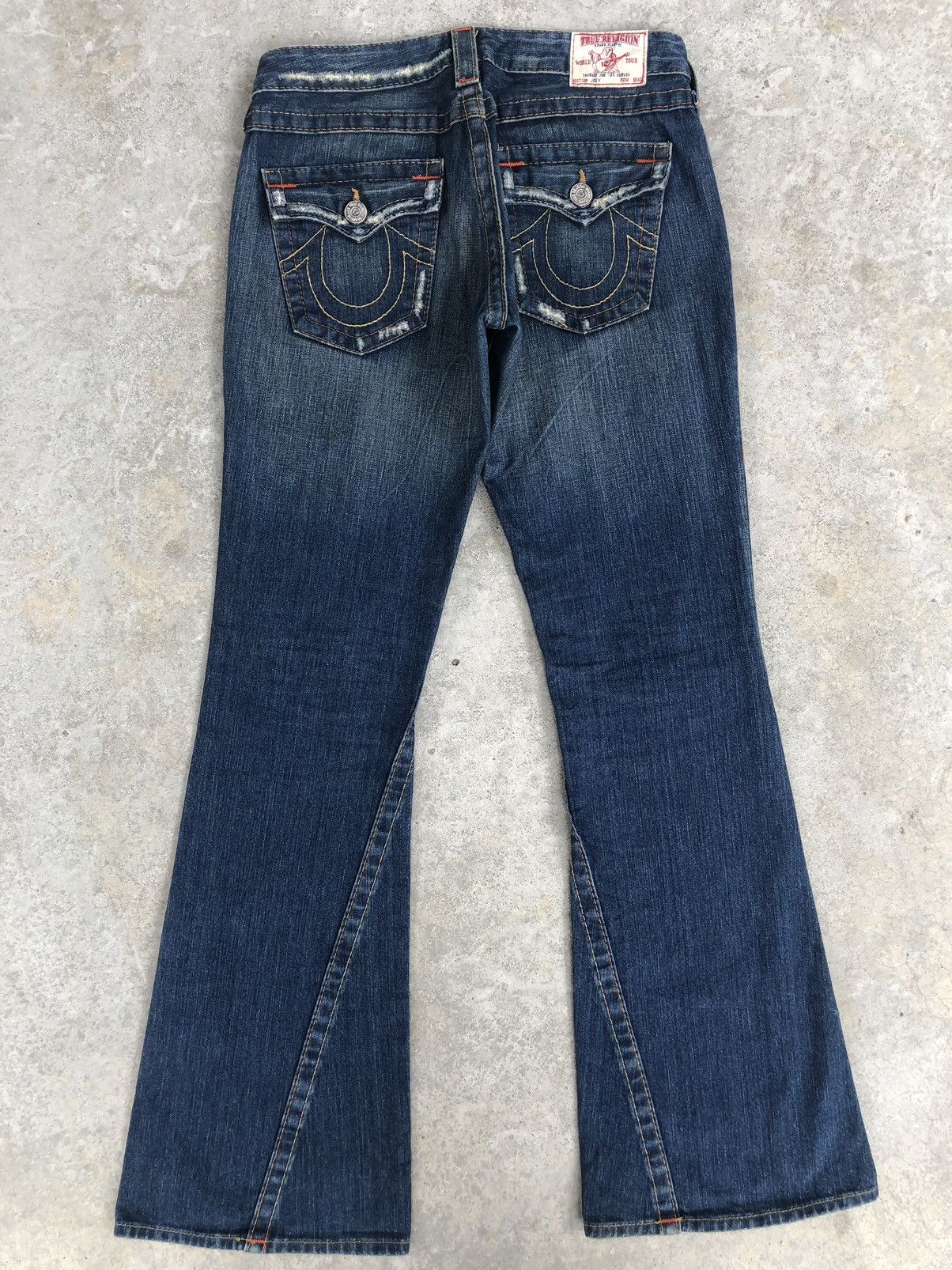 True Religion Vintage True Religion Flare Jeans Distressed Jeans Size US 30 / EU 46 - 2 Thumbnail
