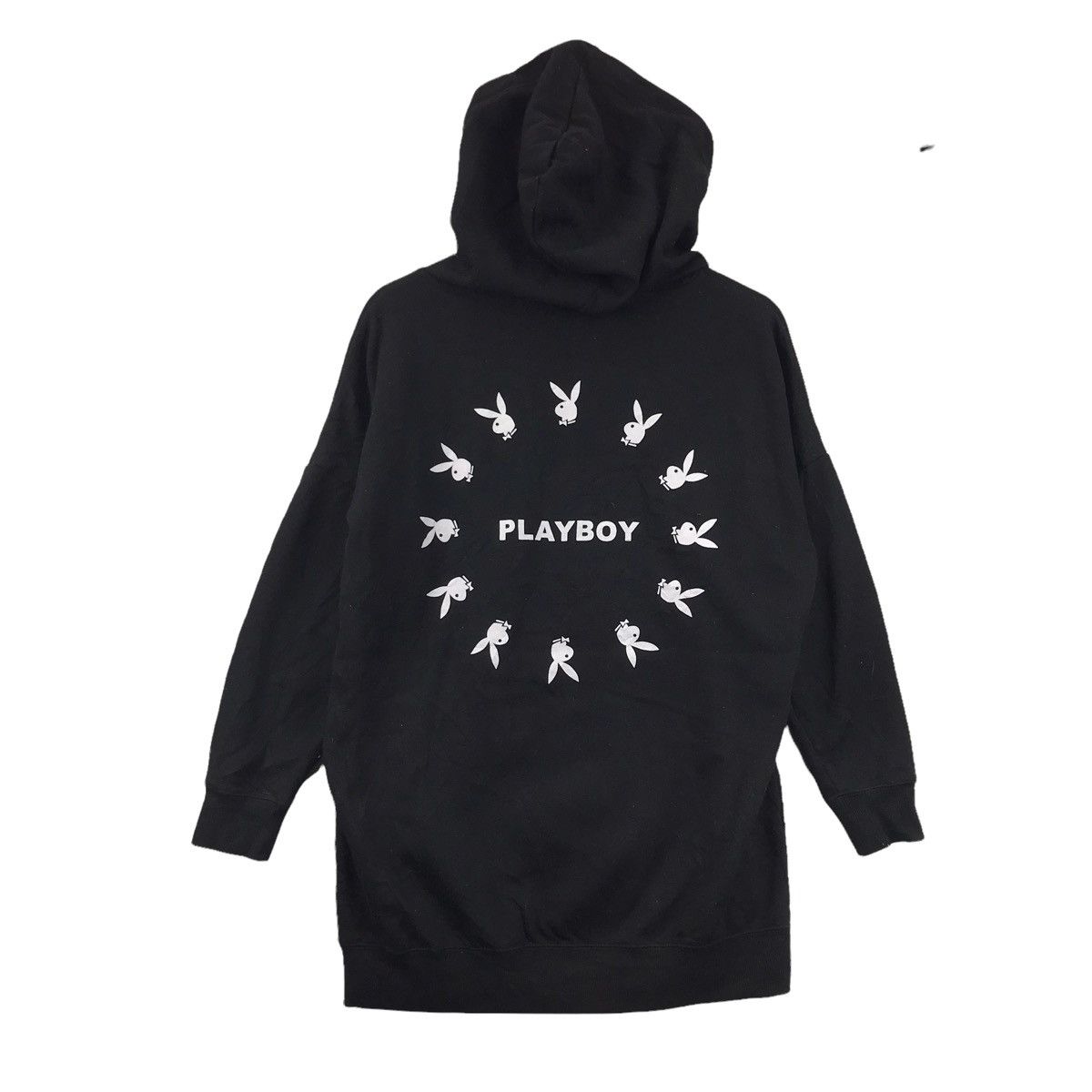 Playboy Vintage PLAYBOY BUNNY Box Logo Black Long Hoodie Size US M / EU 48-50 / 2 - 1 Thumbnail